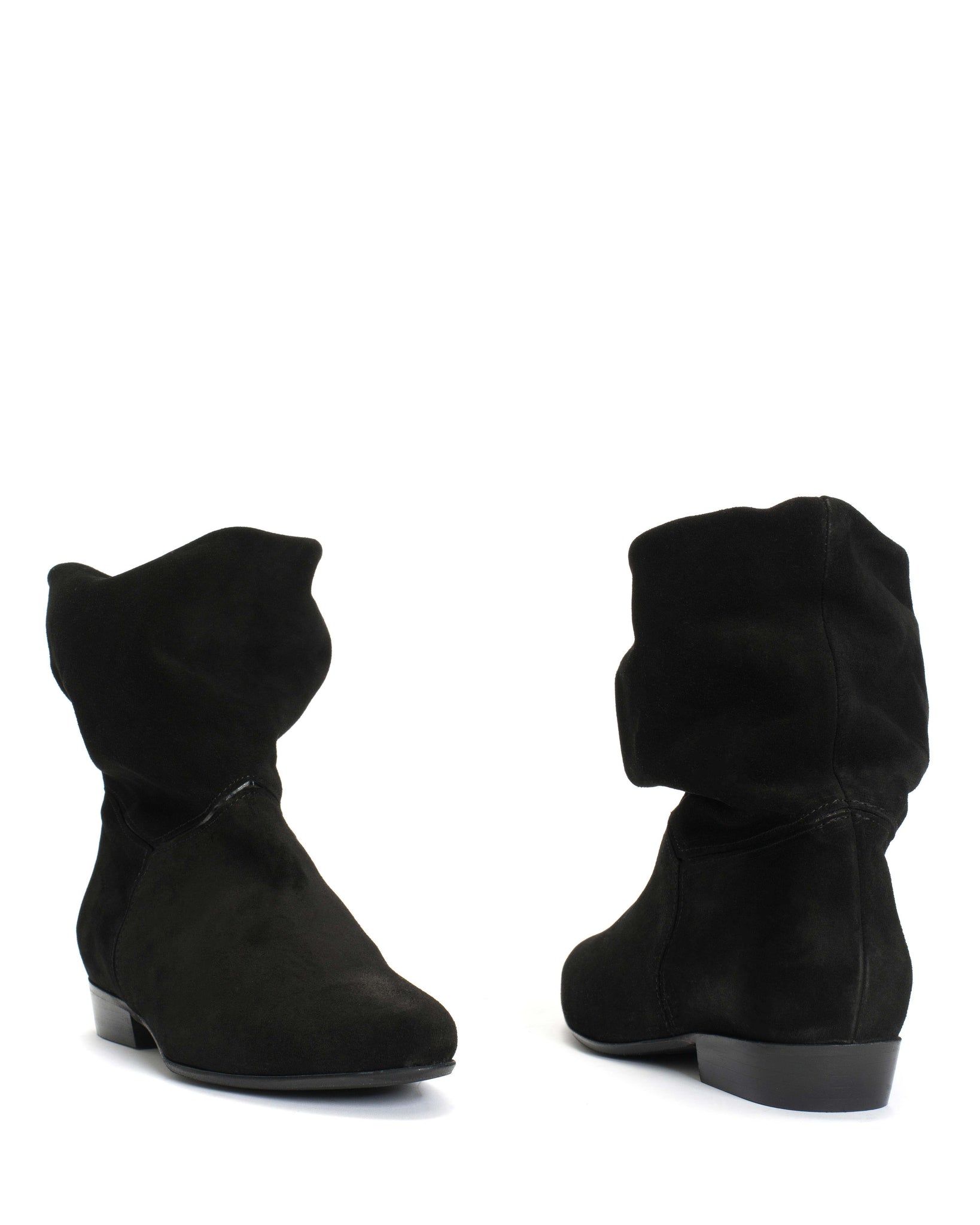 Jassi 20 Calf suede & sleek leather Black - Anonymous Copenhagen