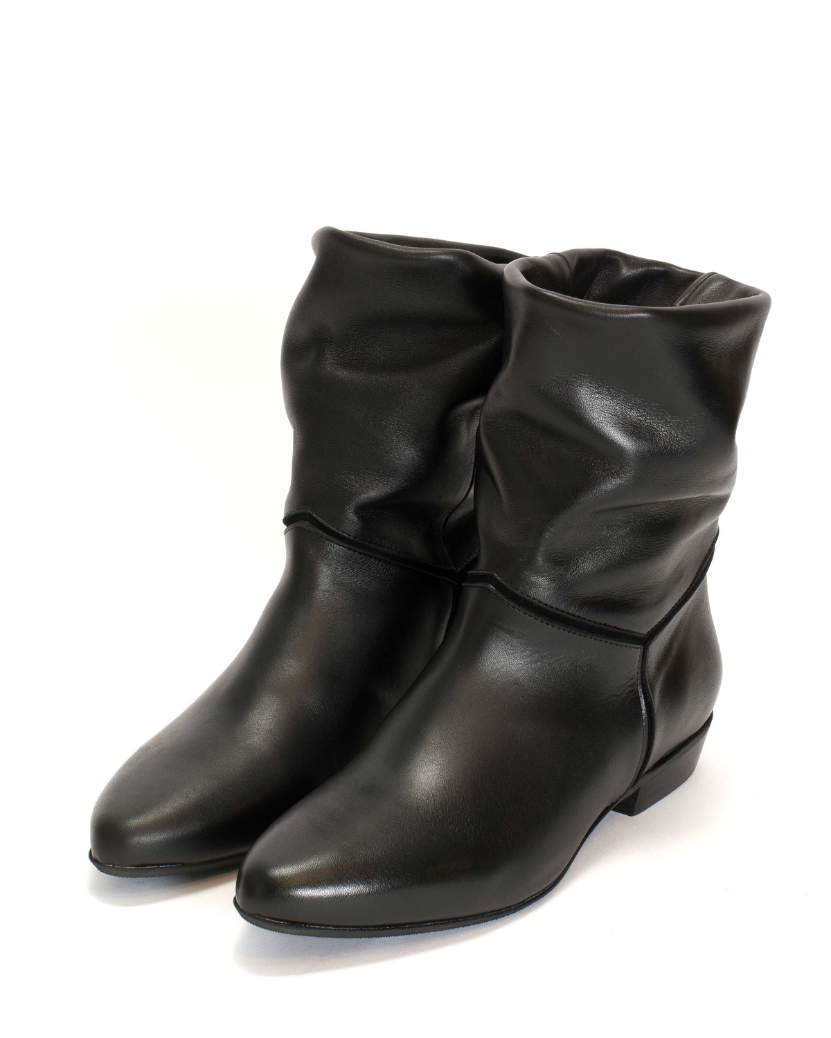 Jassi 20 Soft calf & suede leather Black