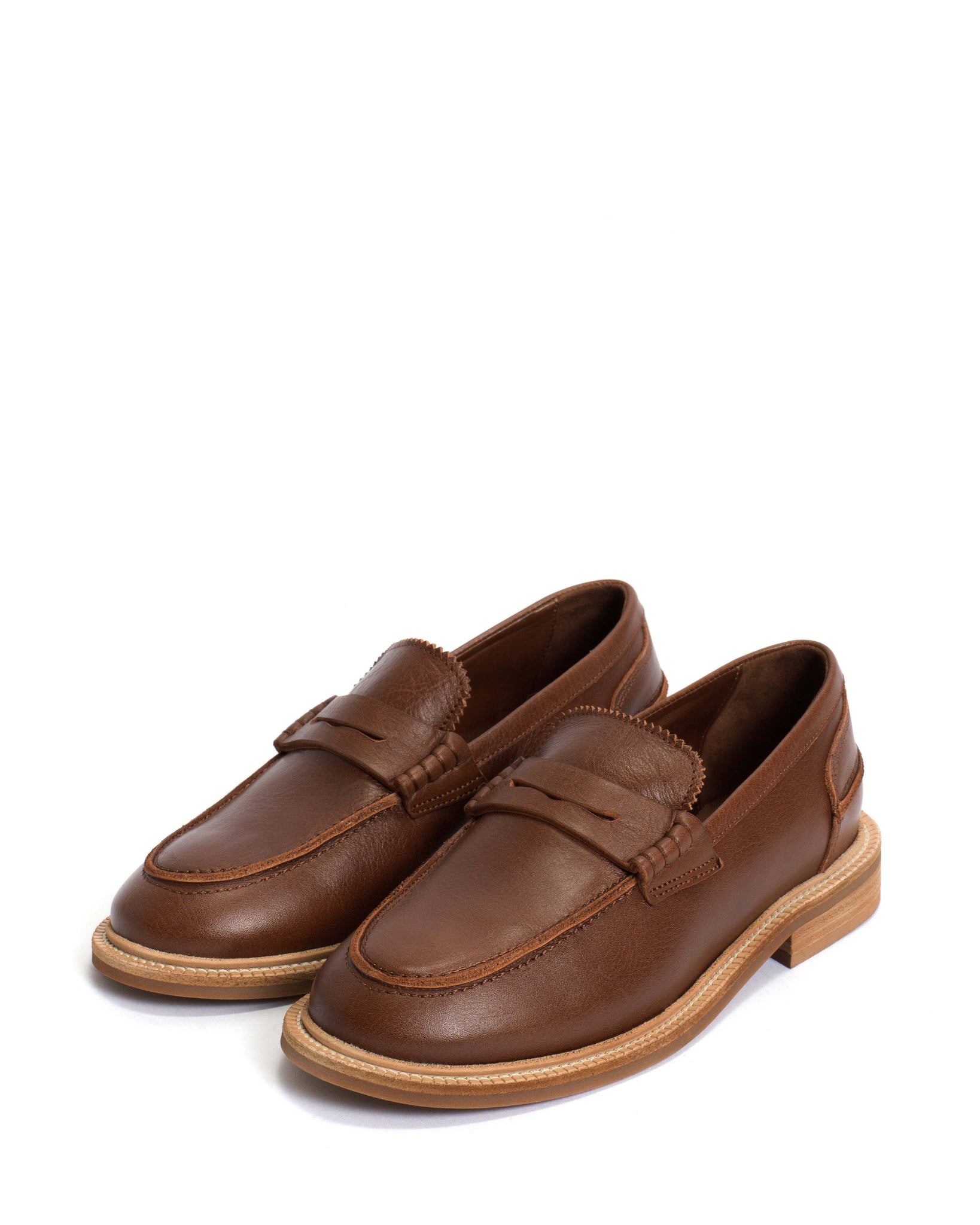 Jeanett Vegetable Tanned Calf Chestnut - Anonymous Copenhagen
