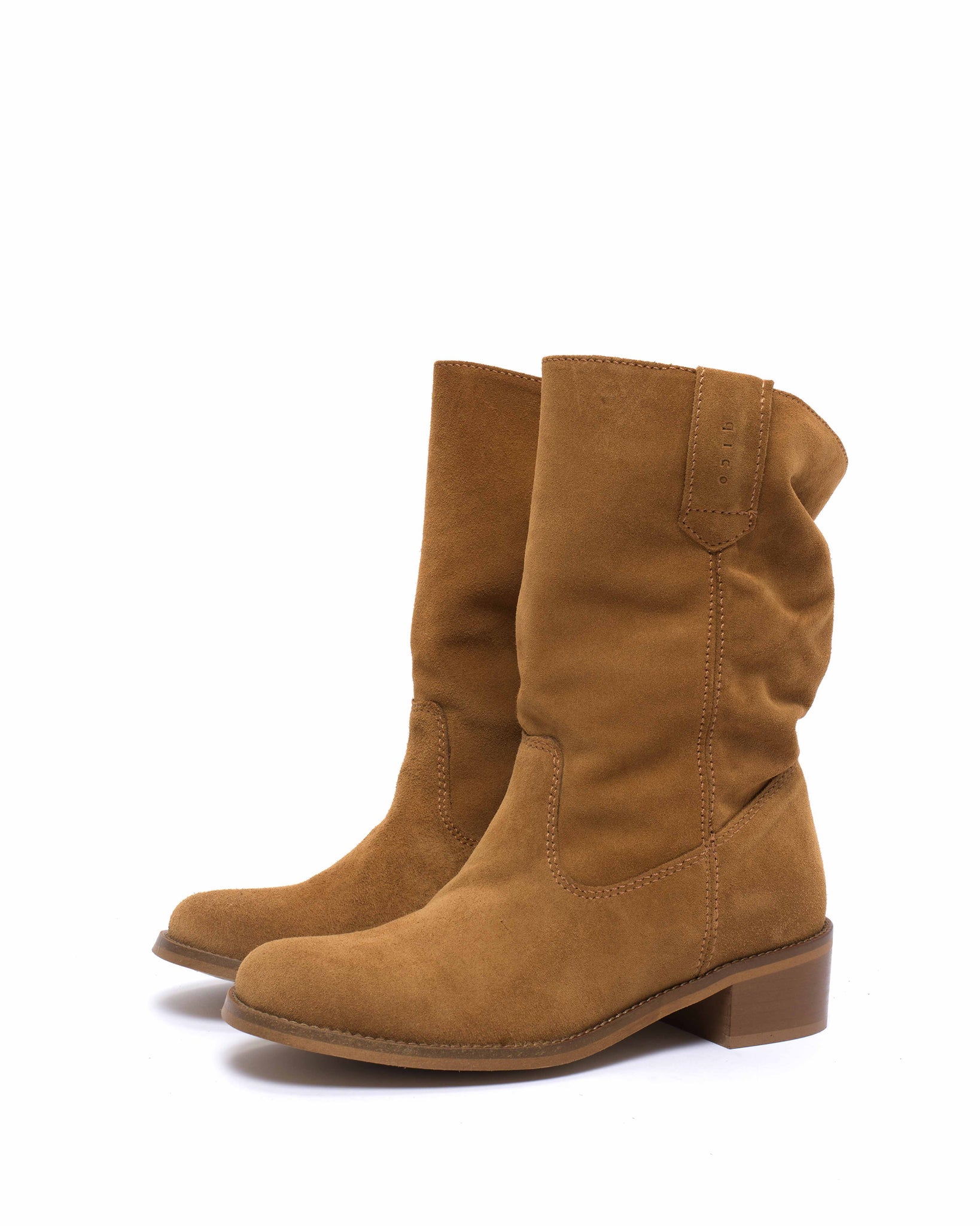 Dico Julia Calf suede Dark tan - Anonymous Copenhagen