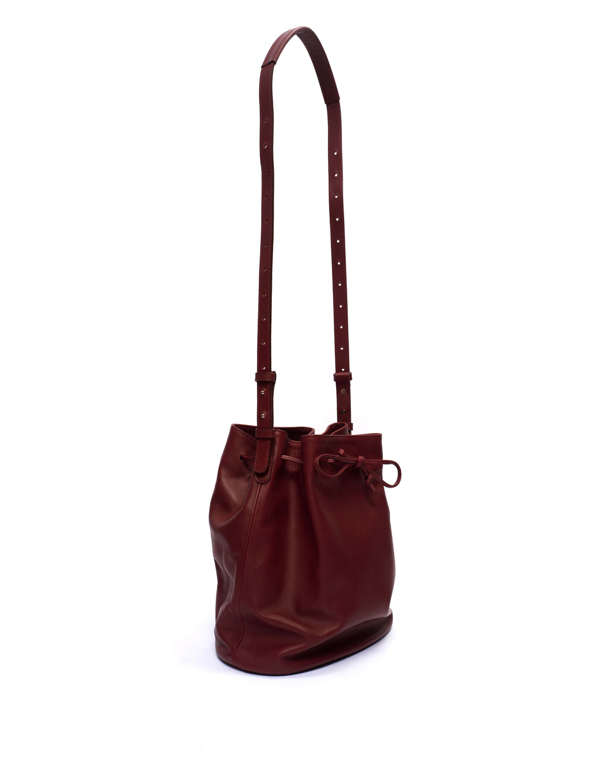 Kacey grand bucket bag Soft calf Pomegranate