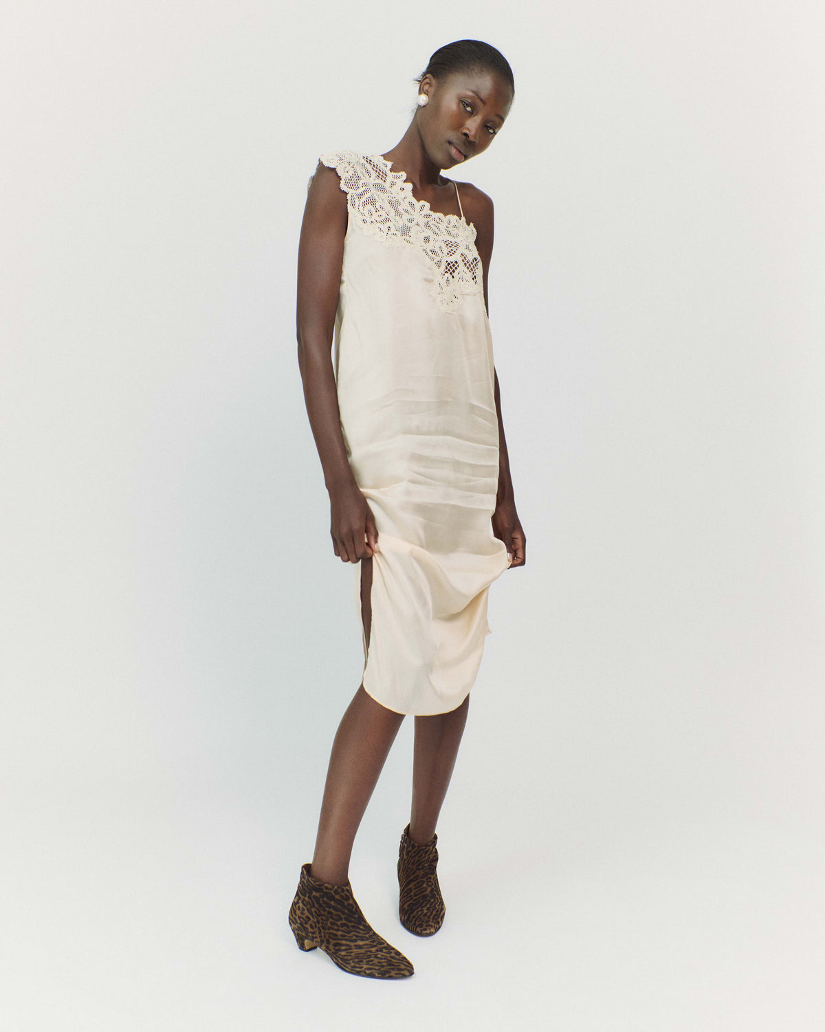 Kyra Calf suede print Jaguar