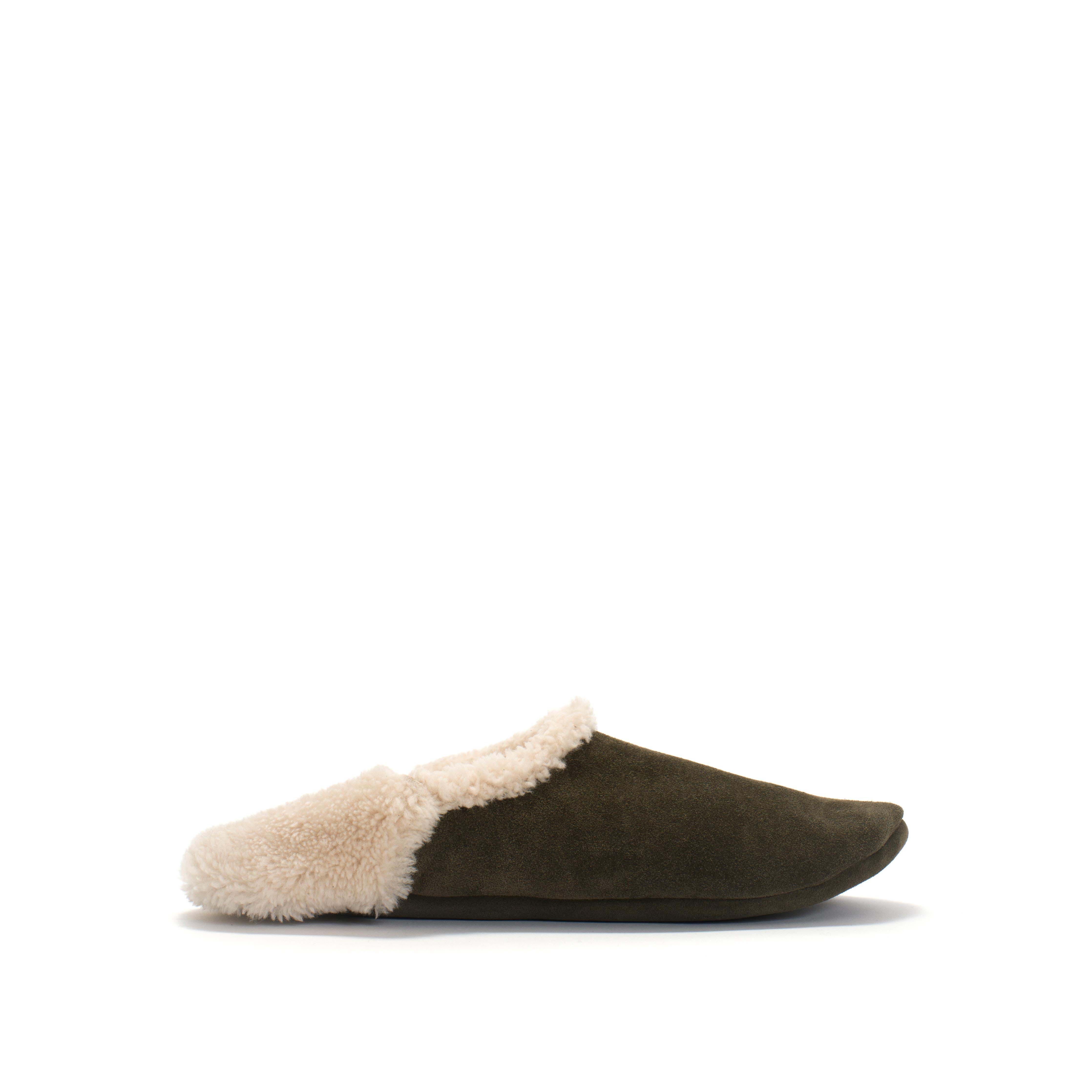 Lambiees shearling Calf suede Moss