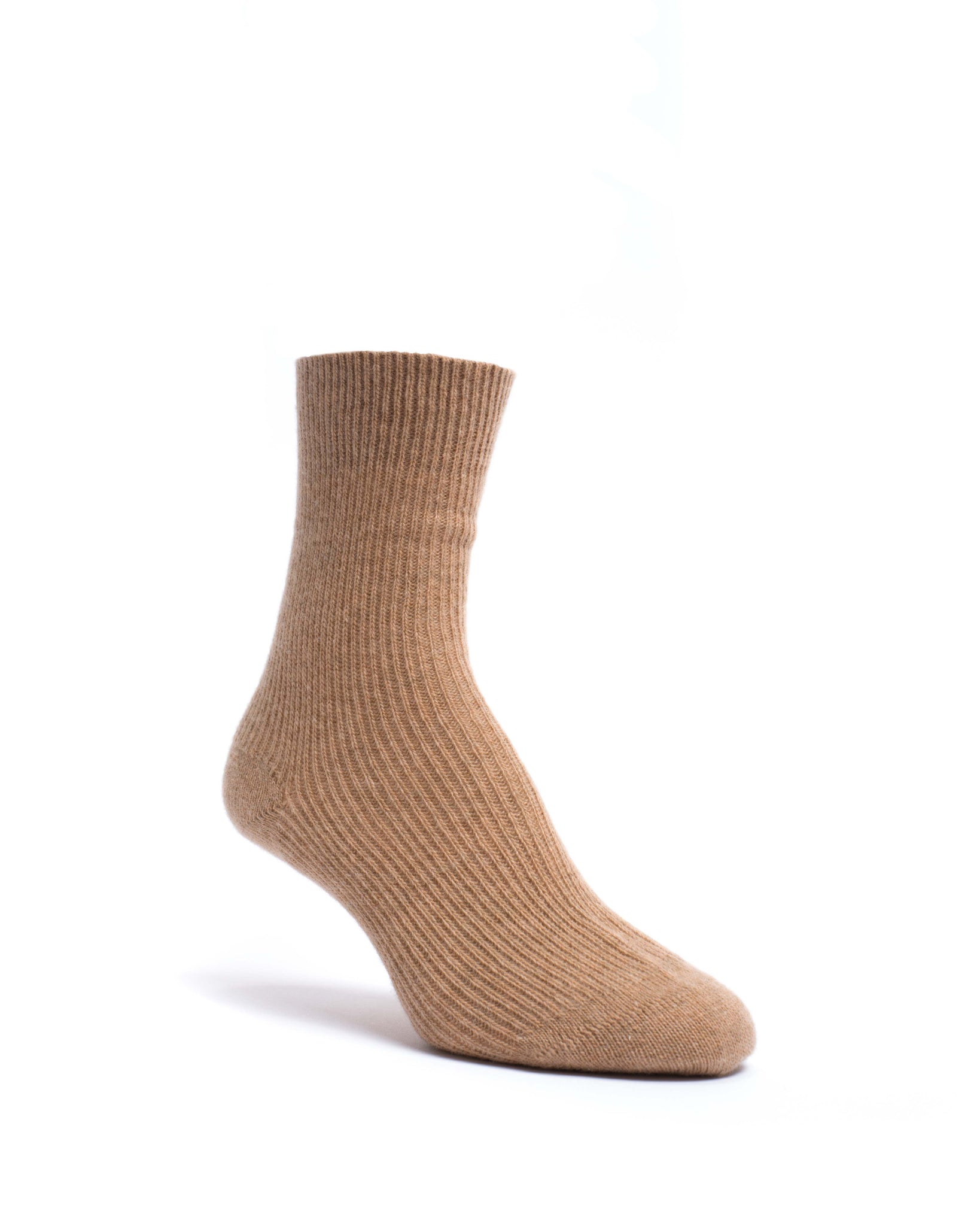 Lanai cashmere socks 70% wool 30% cashmere Caramel - Anonymous Copenhagen