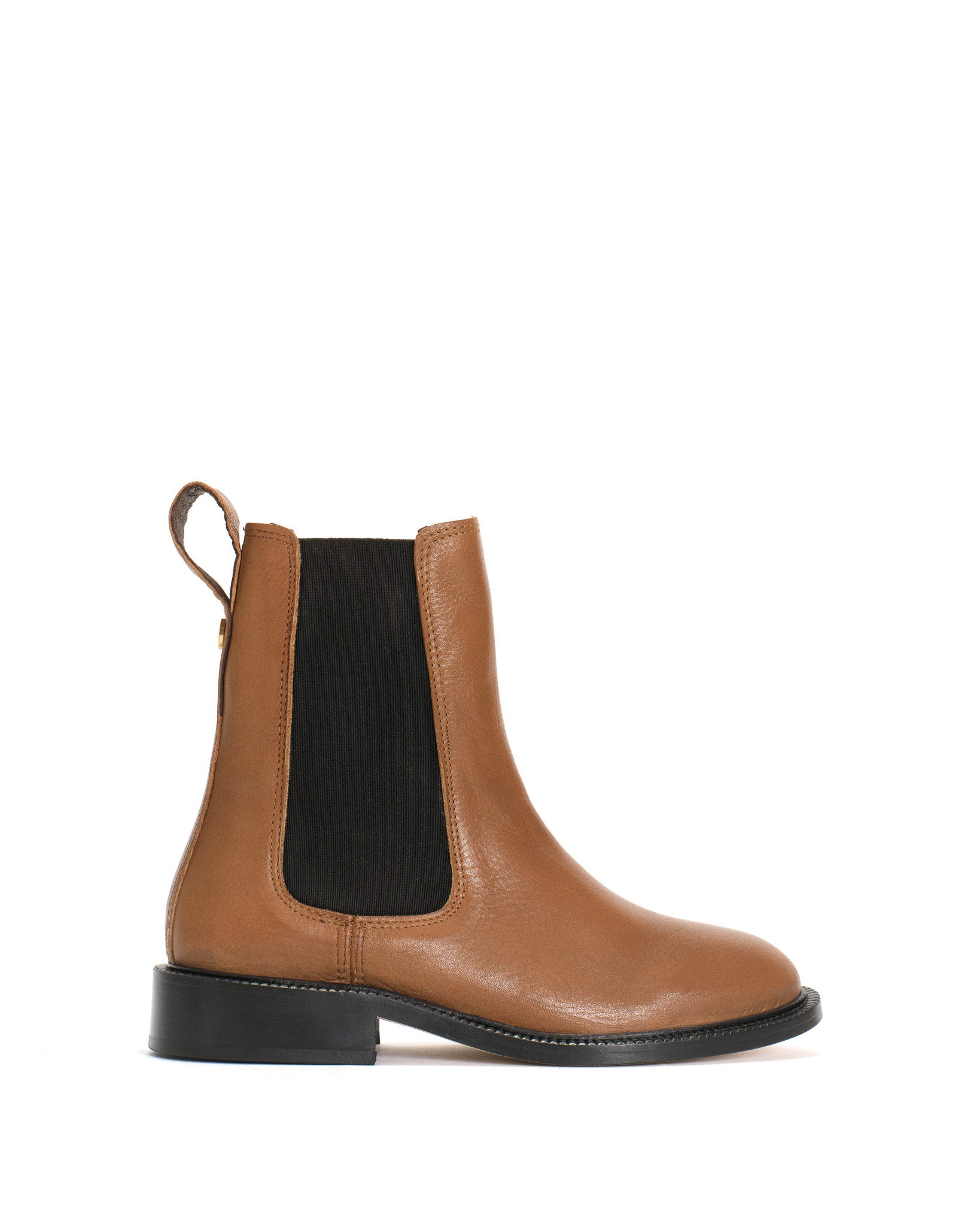 Laria Glossy grained vegetable tanned calf Cinnamon - Anonymous Copenhagen