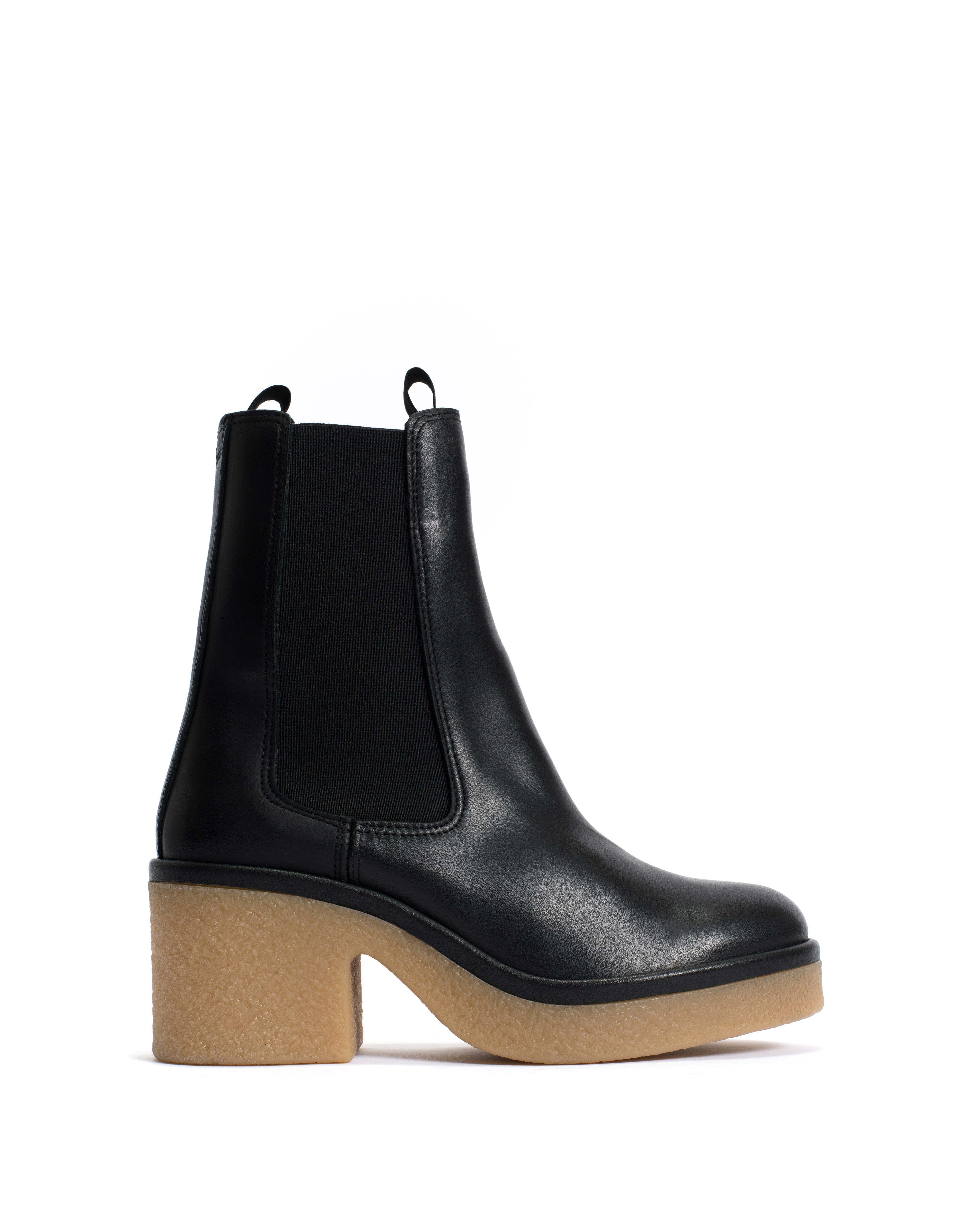 Laurell 65 platform Soft calf & sole & natural