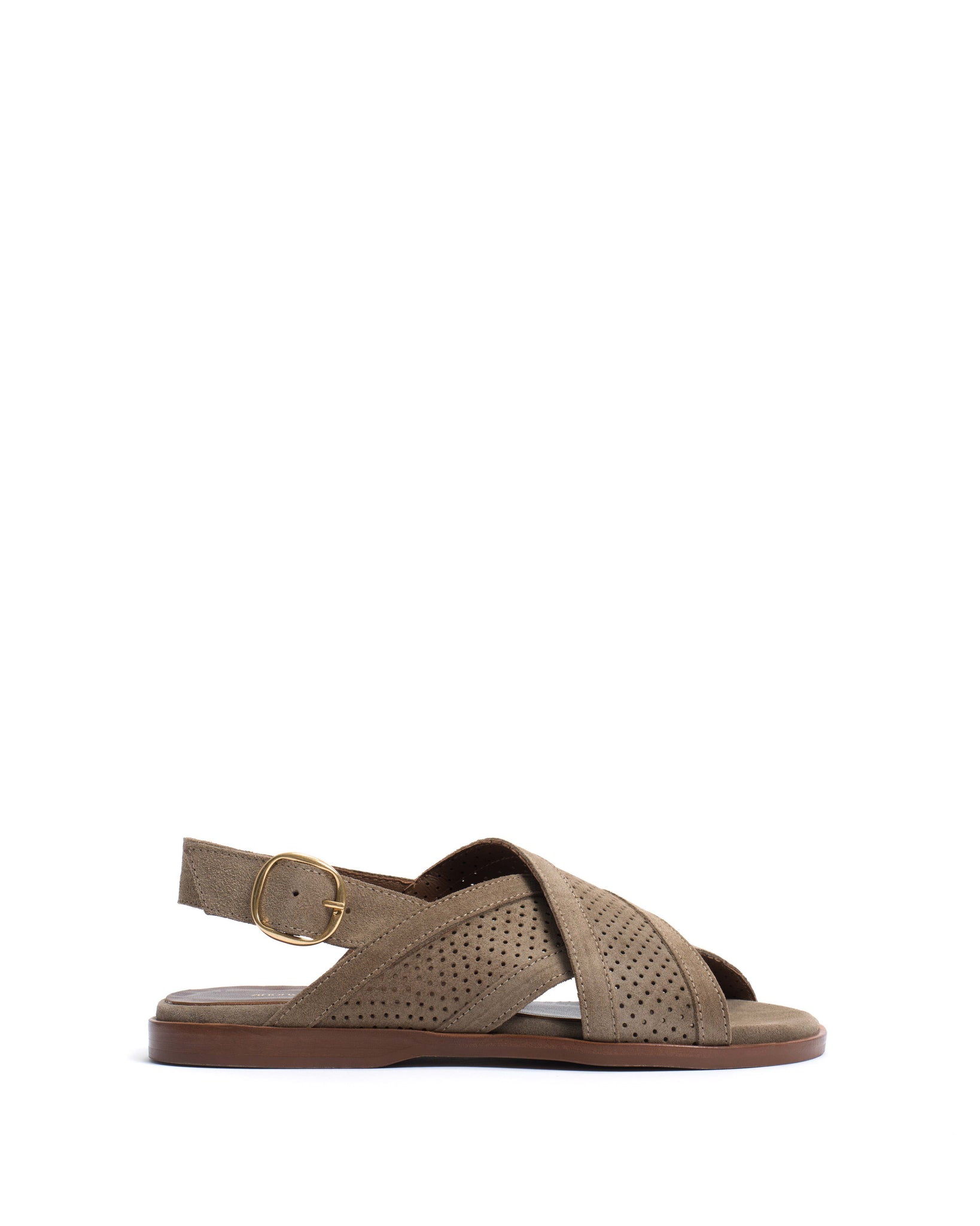 Leila 10 classic Calf suede Mushroom - Anonymous Copenhagen