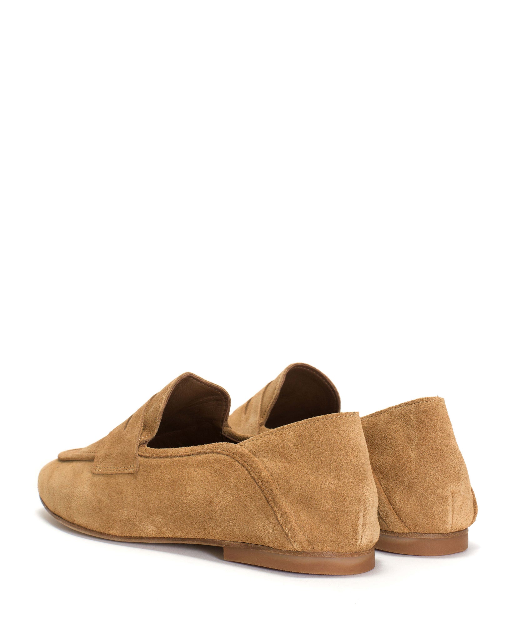 Lindsay Calf Suede Bamboo Brown - Anonymous Copenhagen