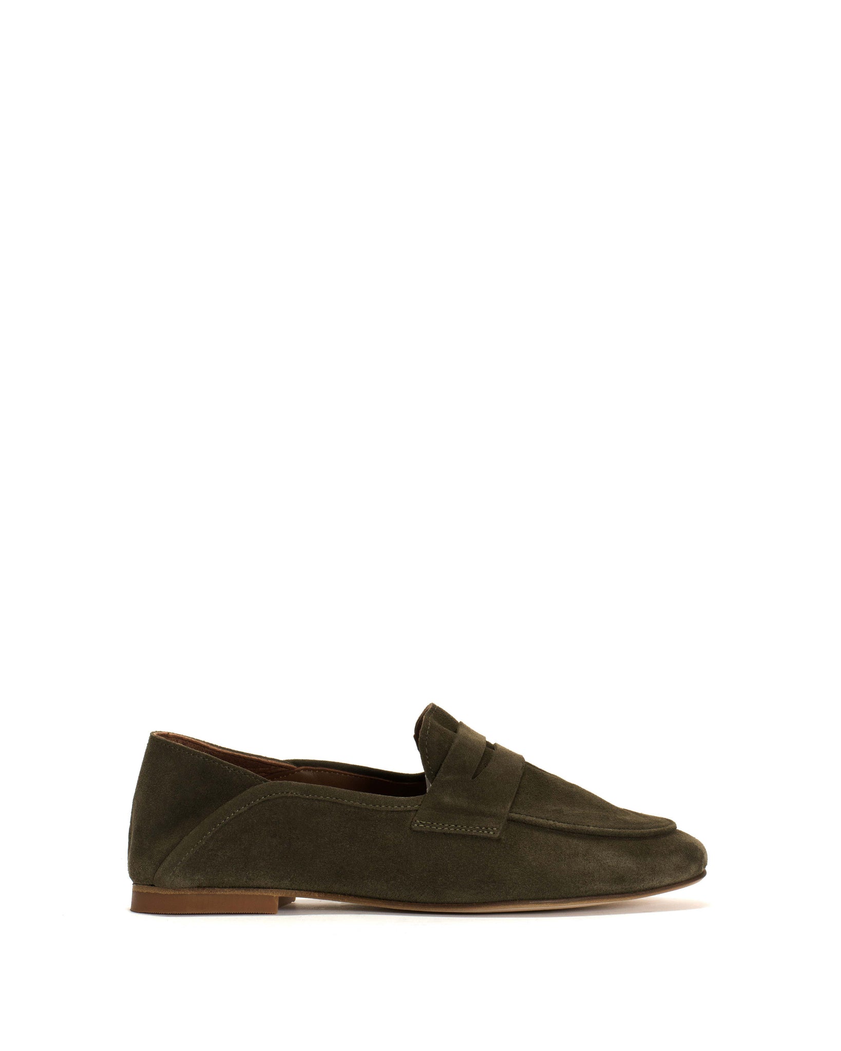 Lindsay Calf suede Moss green - Anonymous Copenhagen