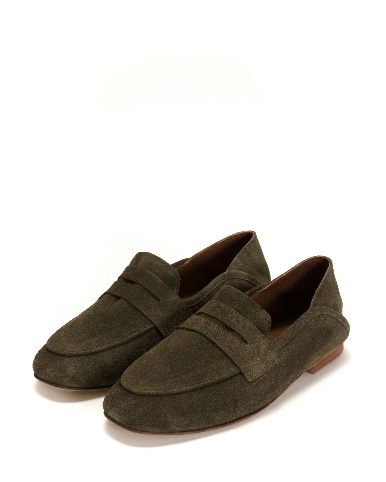 Lindsay Calf suede Moss green - Anonymous Copenhagen