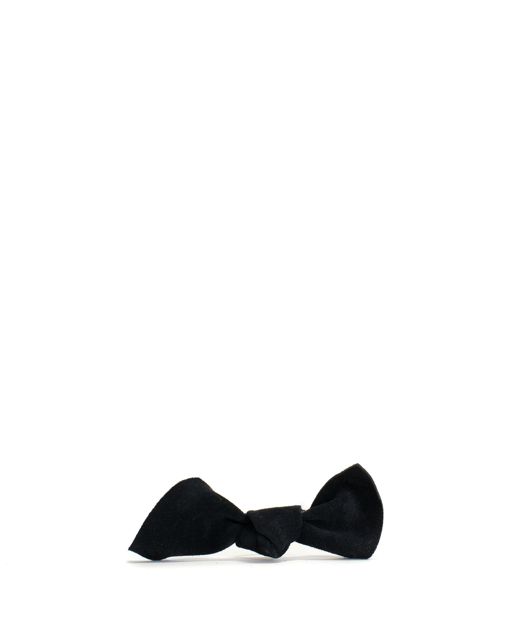 Linnie hair elastic grand bow Calf suede Dark blue - Anonymous Copenhagen