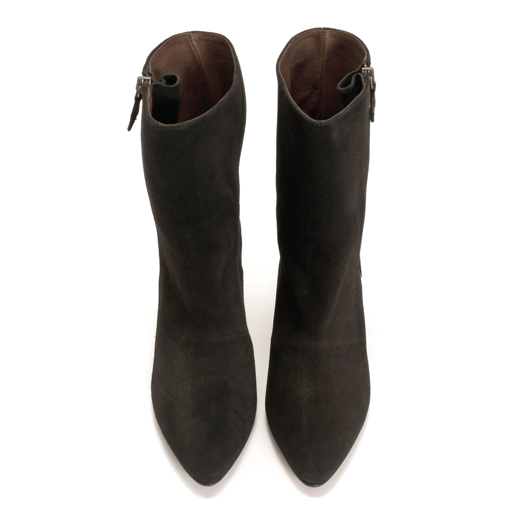 Livianna 50 stiletto Calf Suede Black - Anonymous Copenhagen