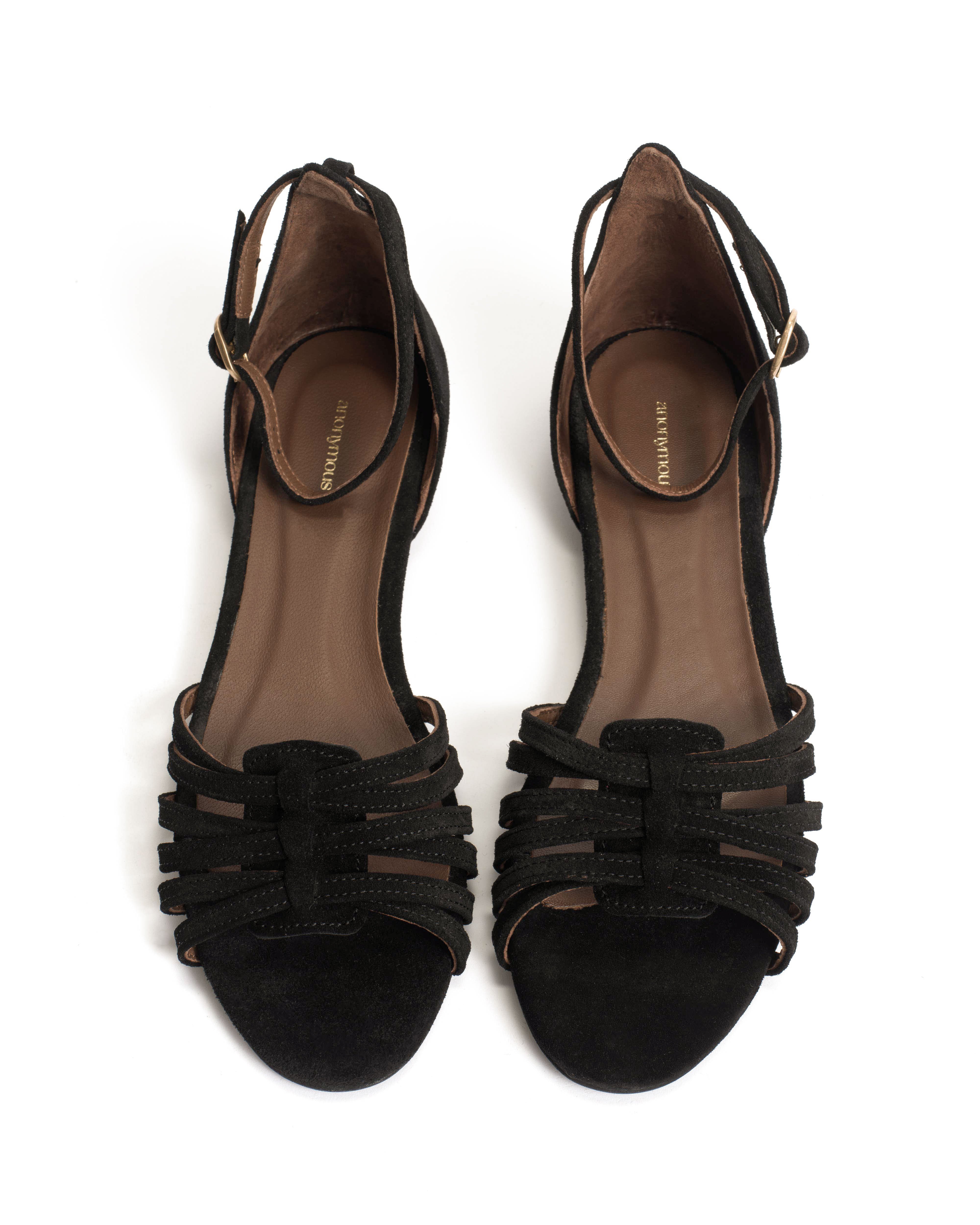 Mareike 10 Calf suede Black