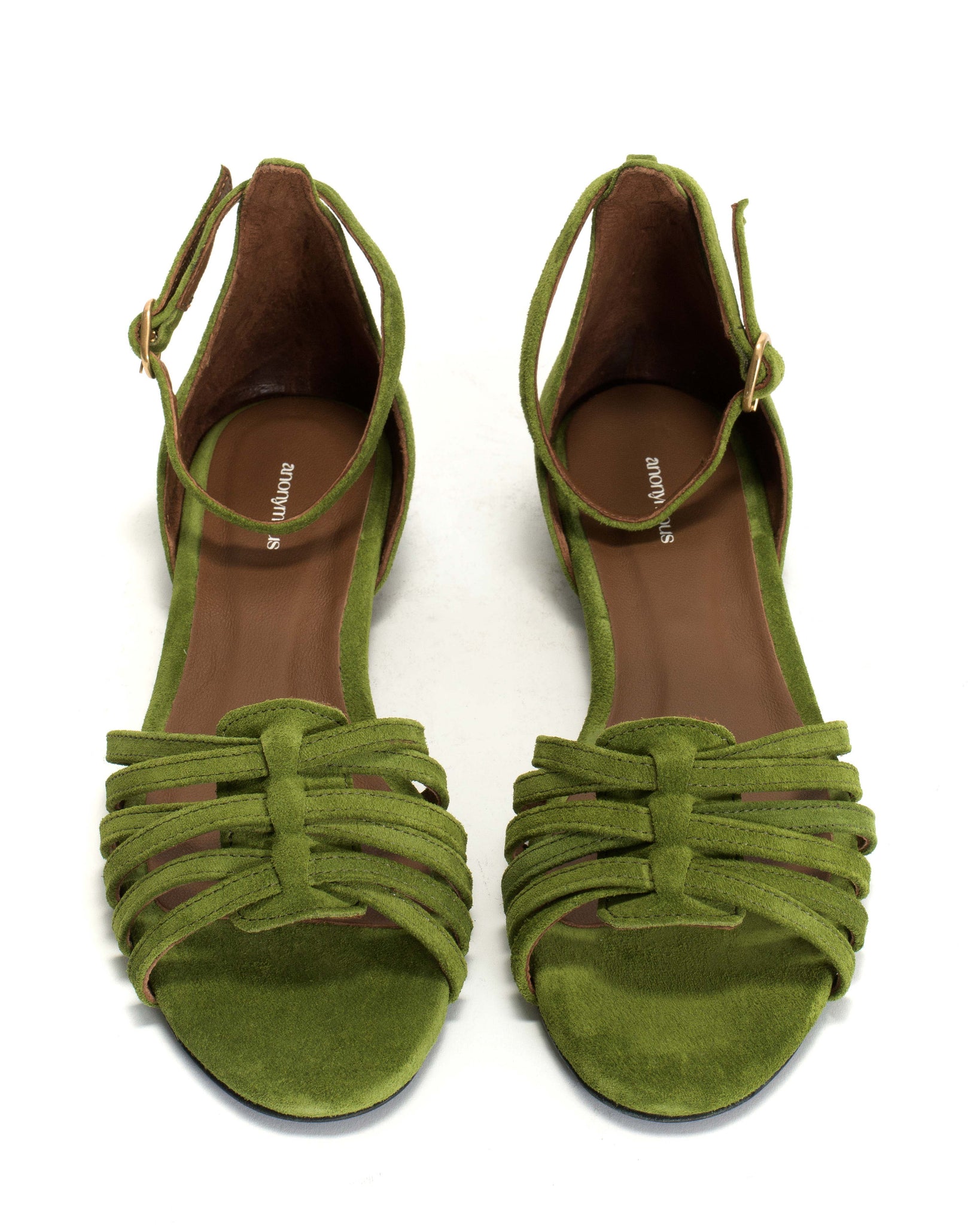 Mareike 10 Calf suede Grass green - Anonymous Copenhagen