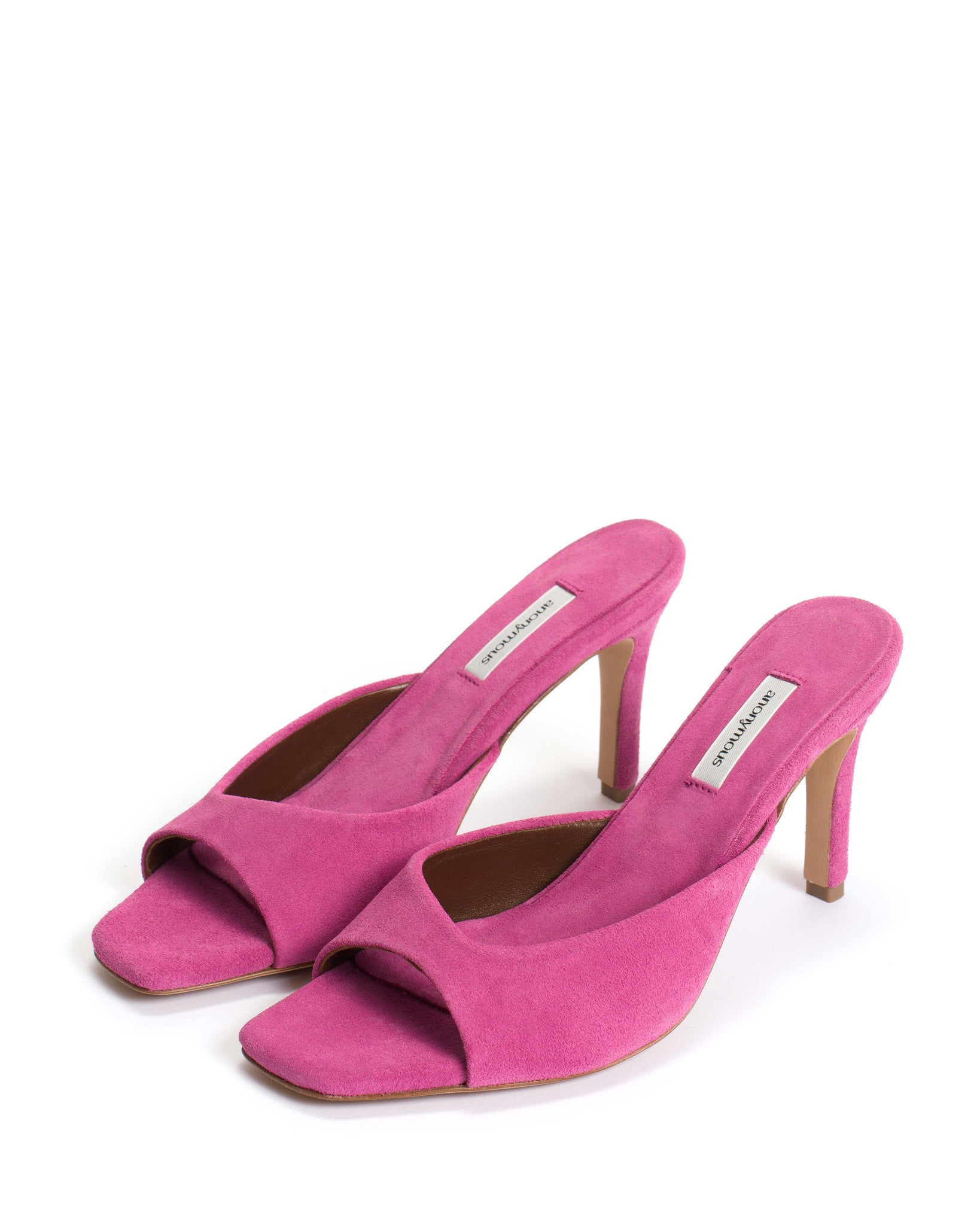 Mazy 75 Calf suede Raspberry sorbet - Anonymous Copenhagen