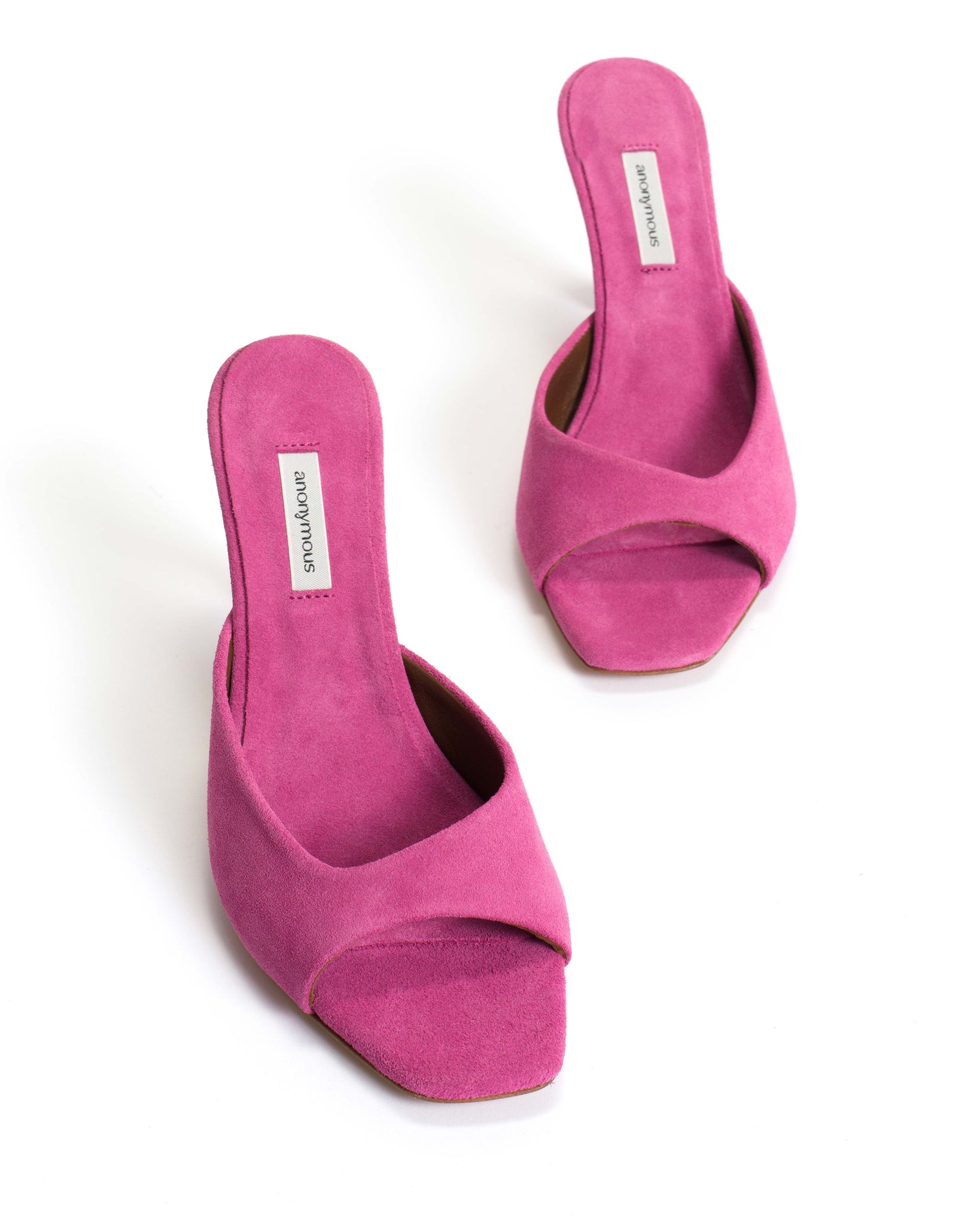Mazy 75 Calf suede Raspberry sorbet - Anonymous Copenhagen