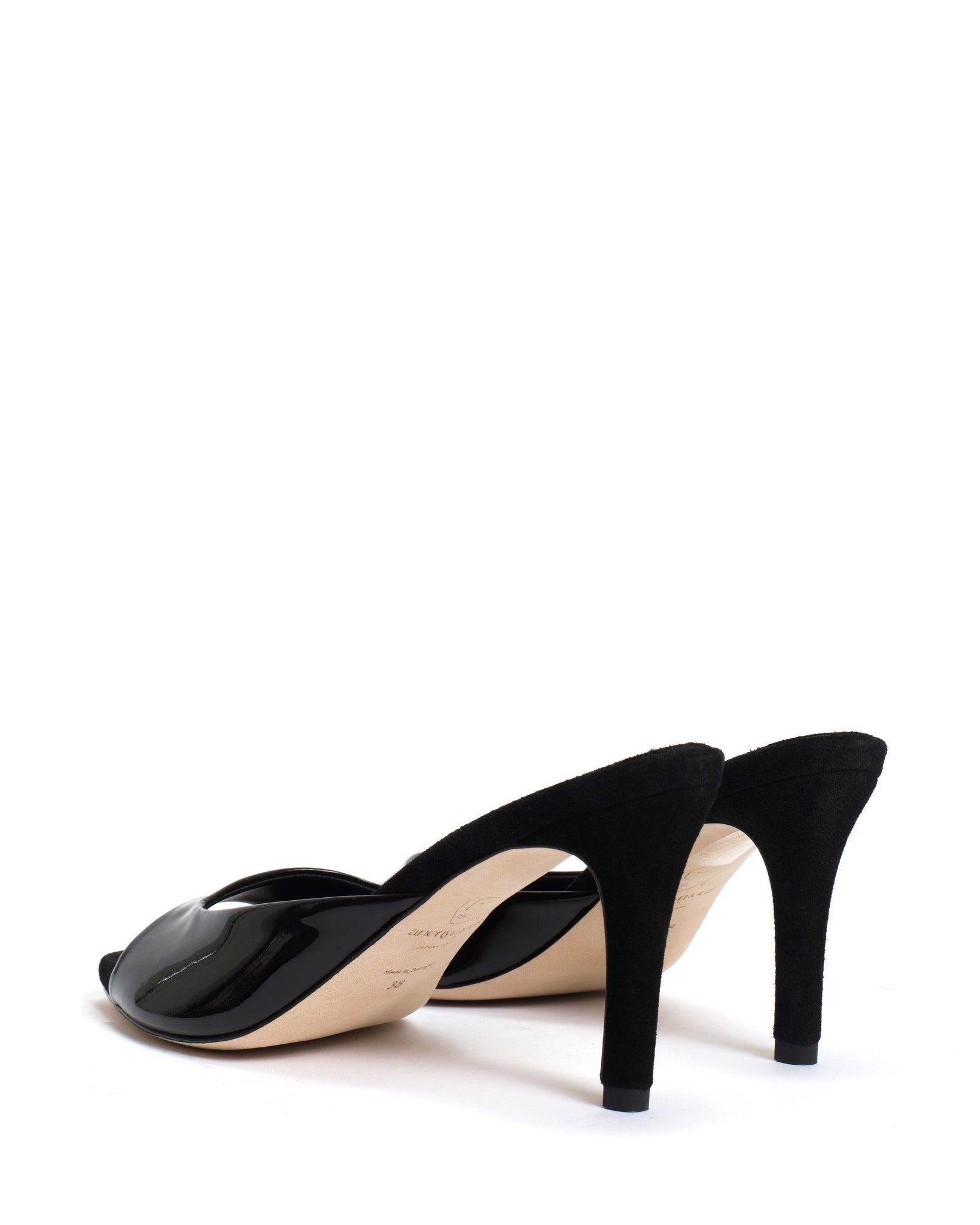 Mazy 75 Polished soft calf Black - Anonymous Copenhagen