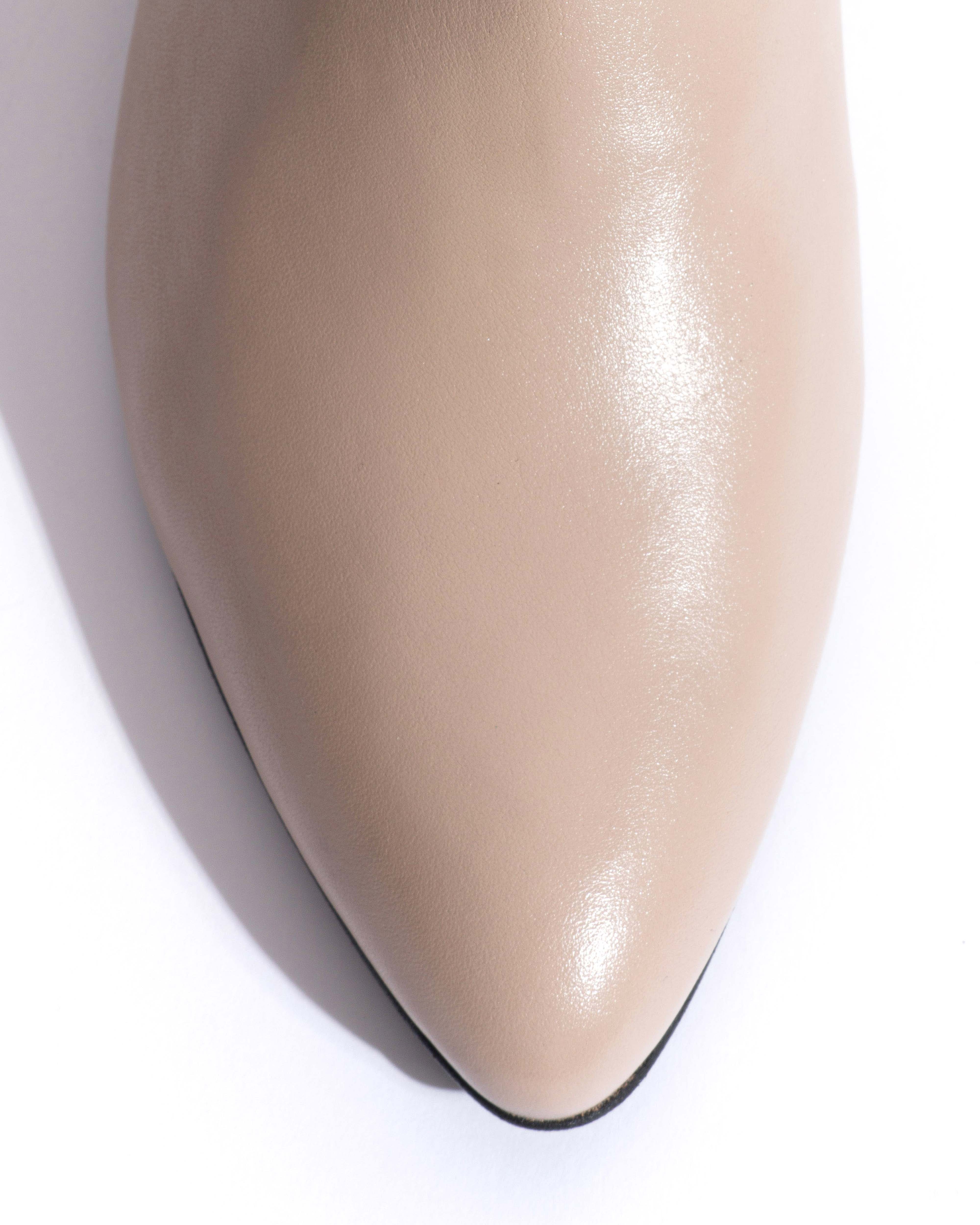 Jassi 20 Soft calf & suede leather Biskit beige & mushroom