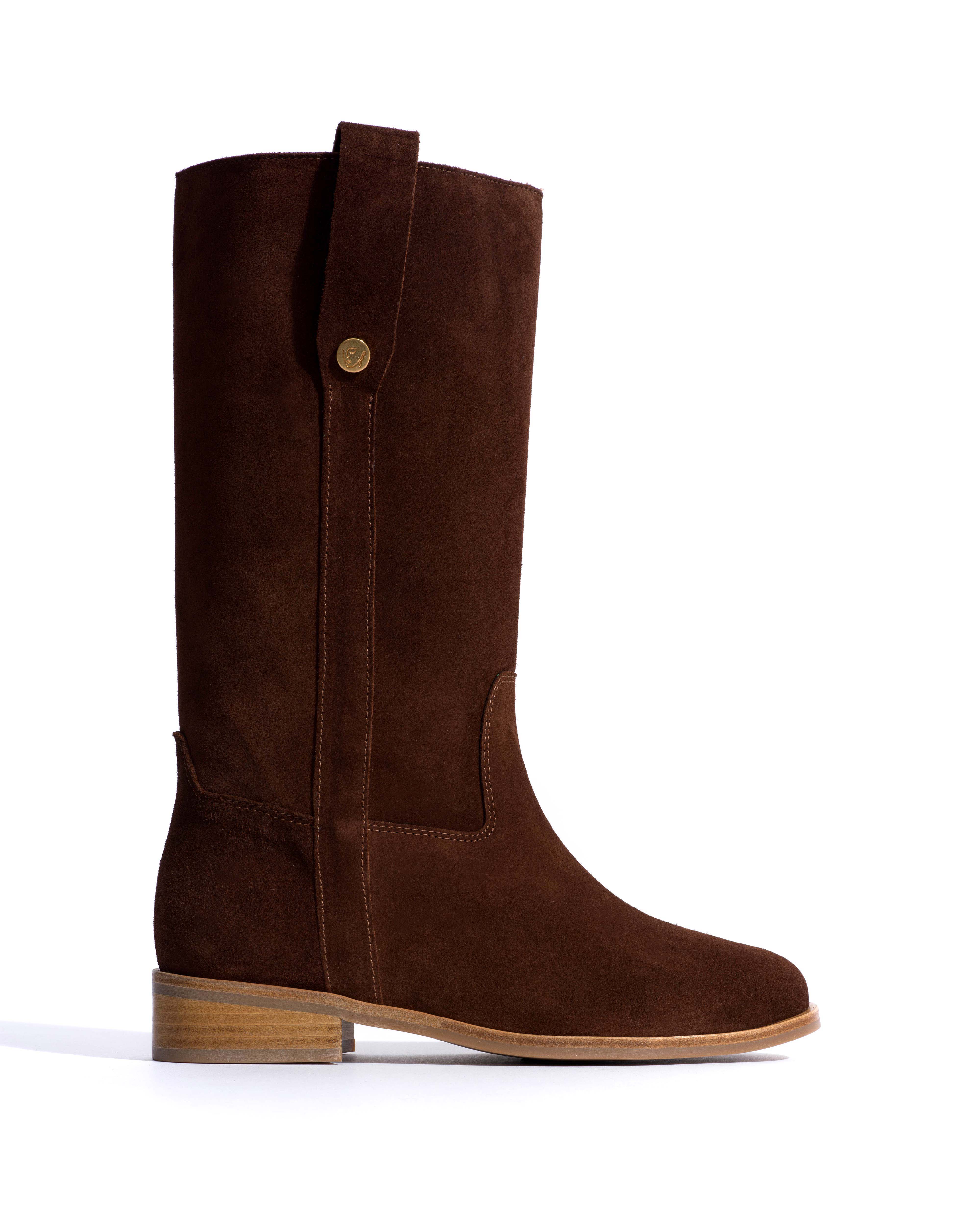 Brinesh Calf suede Chocolate