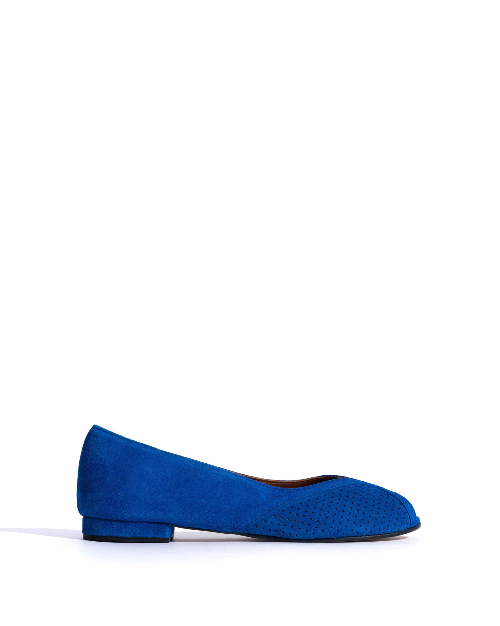 Tiffy Calf suede Electric blue - Anonymous Copenhagen Flat-loafers & ballerinas & pumps