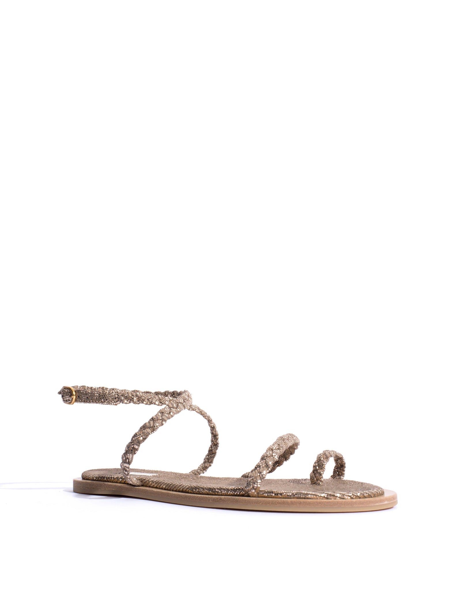 Cinca 10 classic Lizard metallic goat Vintage champagne - Anonymous Copenhagen Shoes