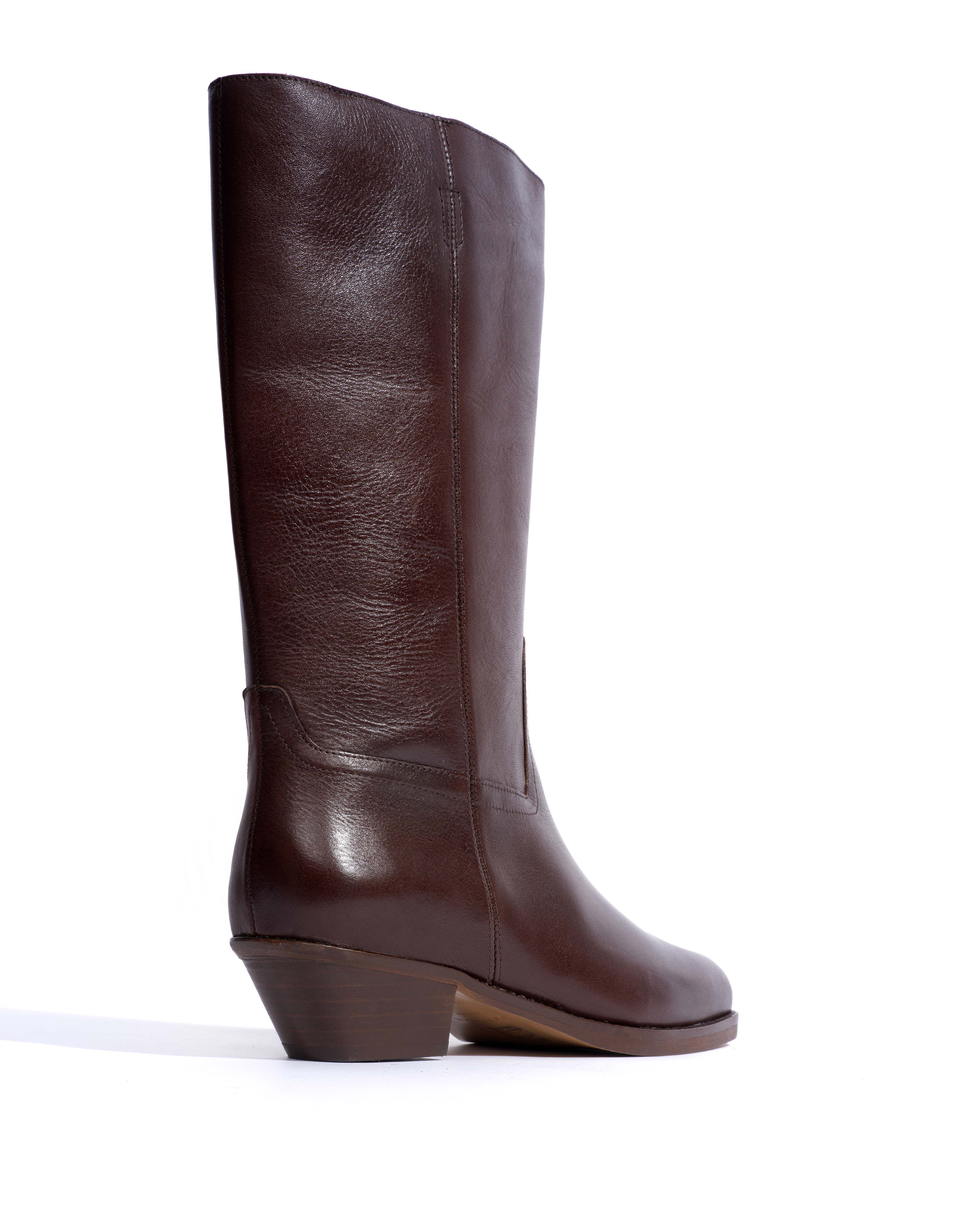 Tarisha Vegetal soft calf Coffee brown