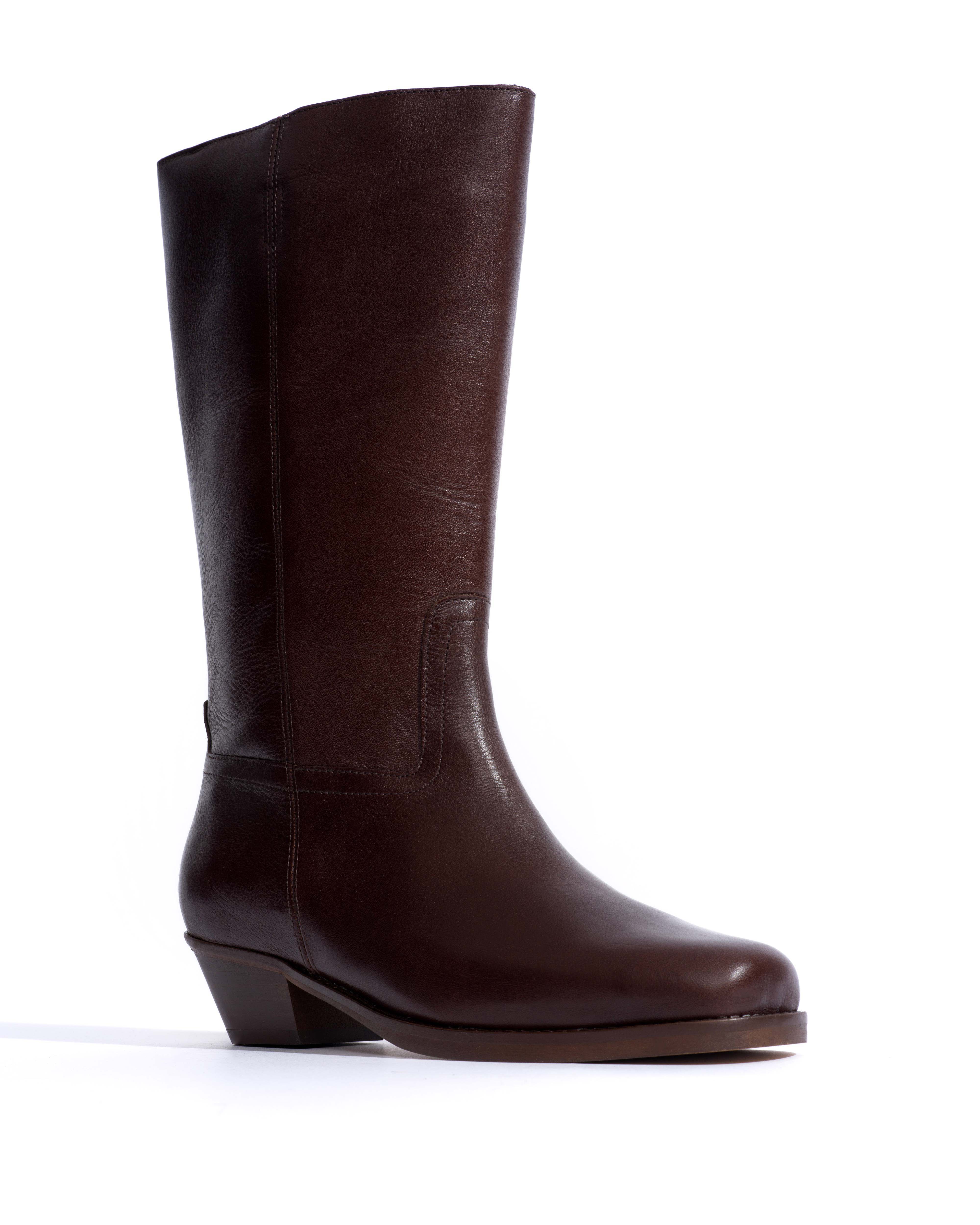 Tarisha Vegetal soft calf Coffee brown