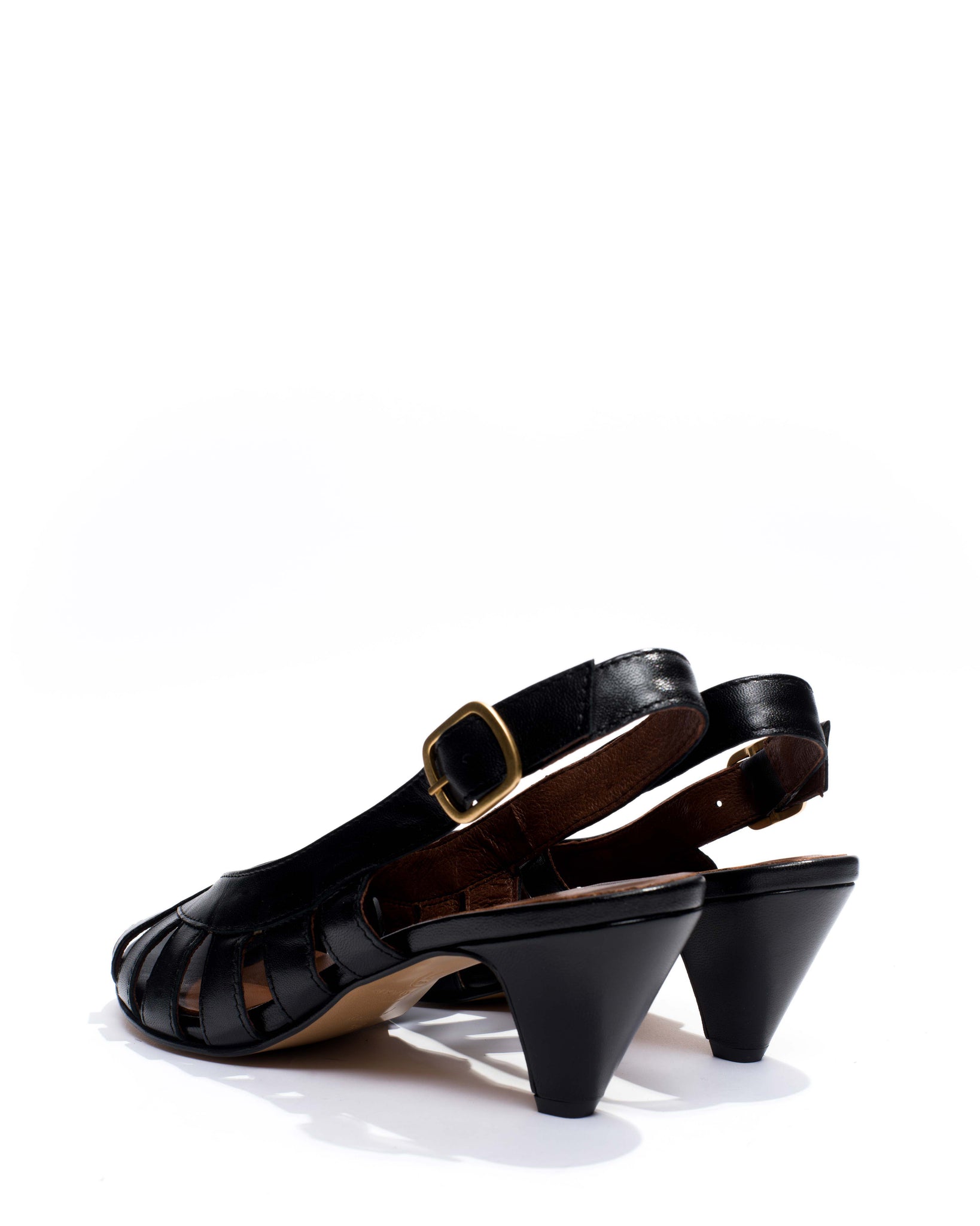 Sophie 50 stiletto Shiny lamb Black - Anonymous Copenhagen