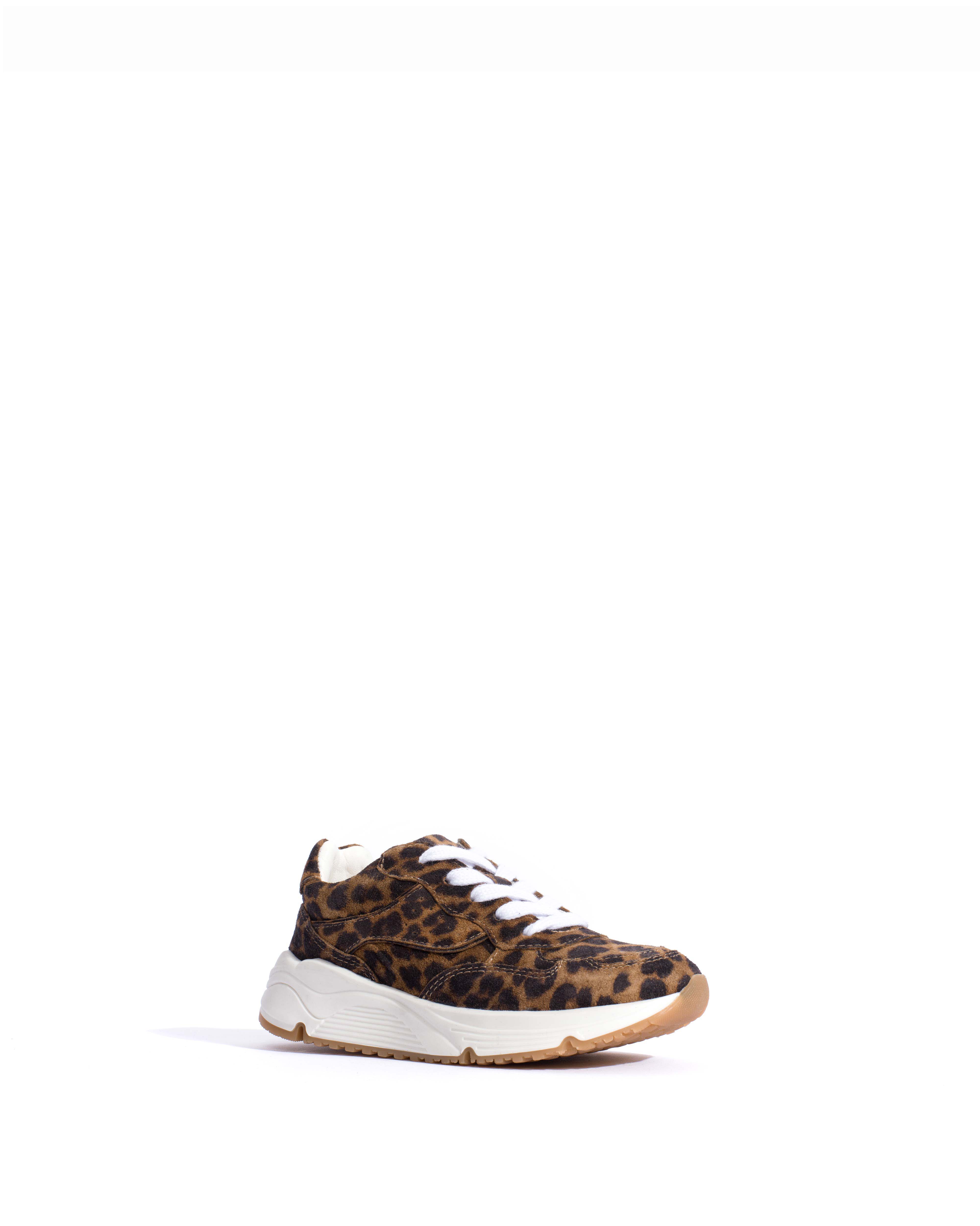 Cally junior Calf suede print Leopard