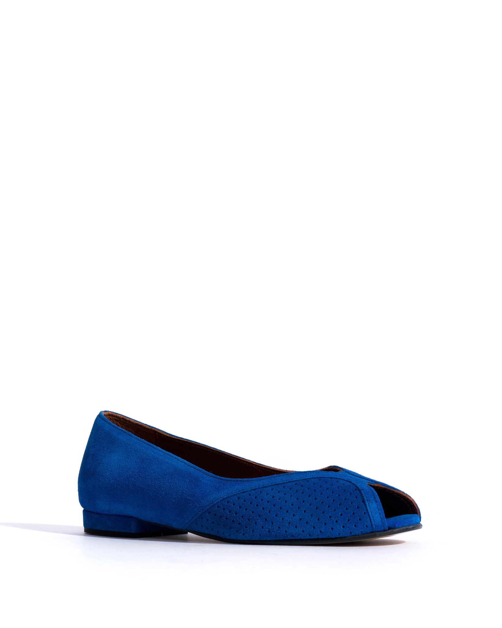 Tiffy Calf suede Electric blue - Anonymous Copenhagen Flat-loafers & ballerinas & pumps