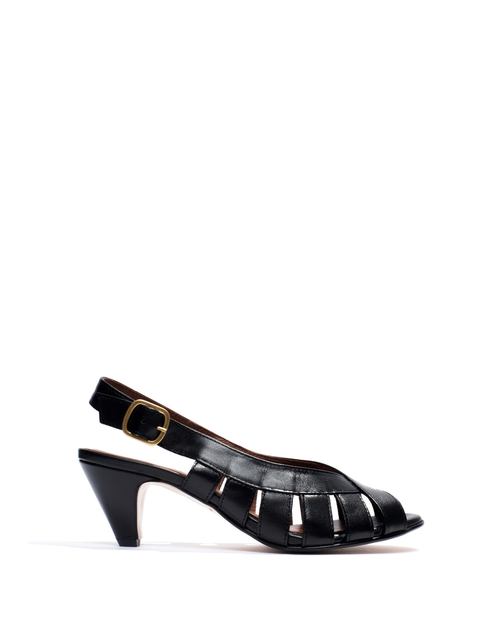 Sophie 50 stiletto Shiny lamb Black - Anonymous Copenhagen