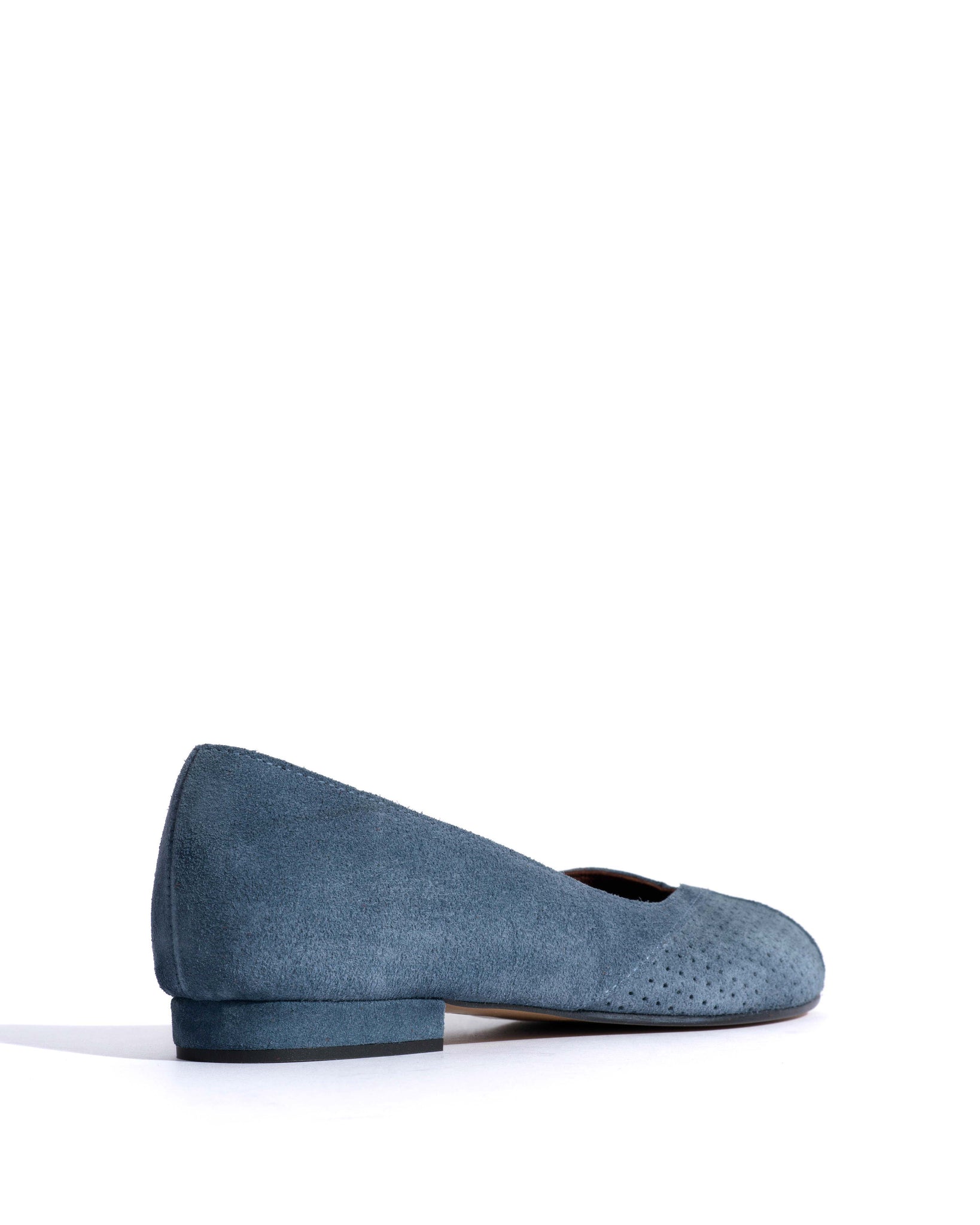Tiffy Calf suede Denim blue - Anonymous Copenhagen Flat-loafers & ballerinas & pumps