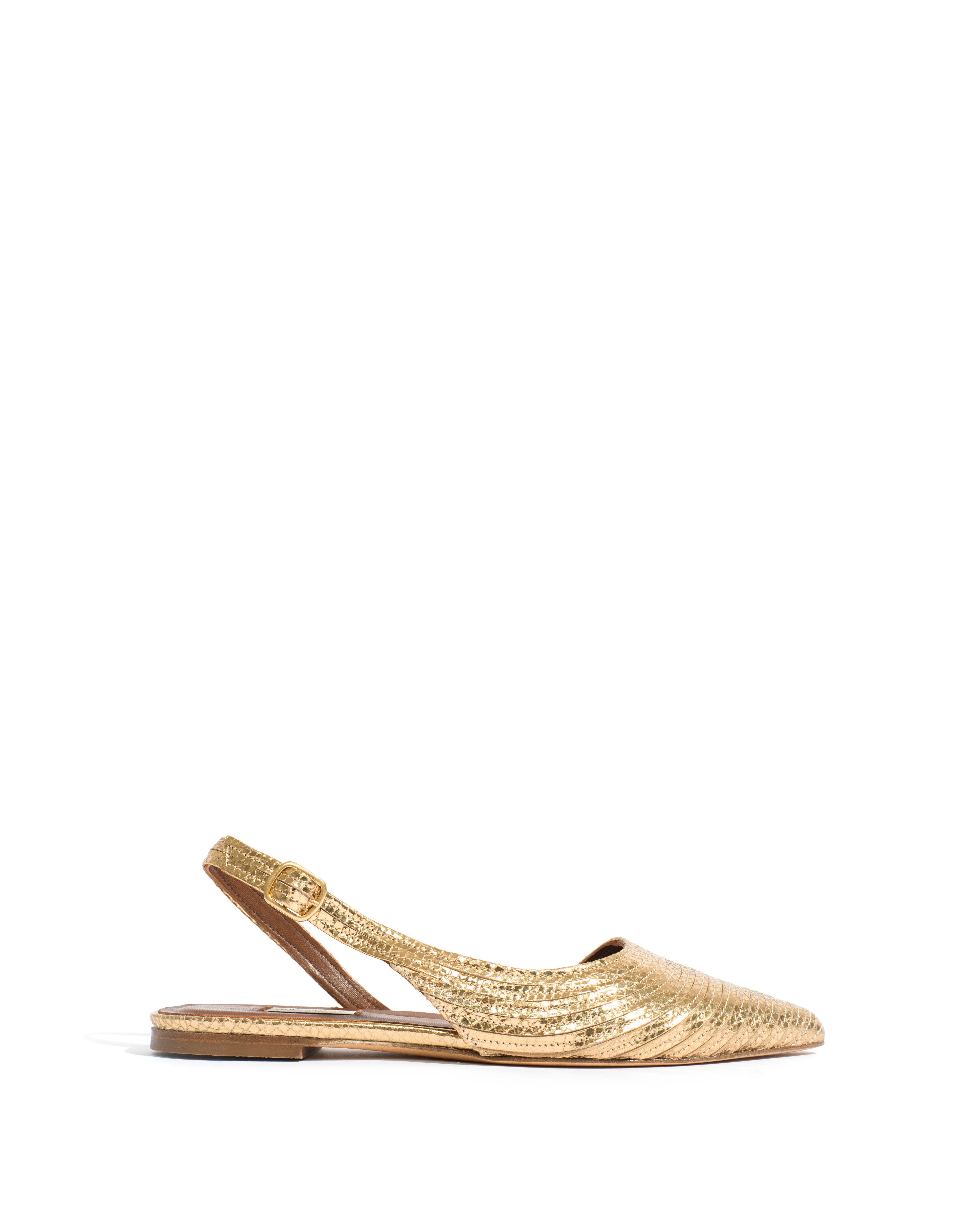 Carla 10 Snake metallic calf
