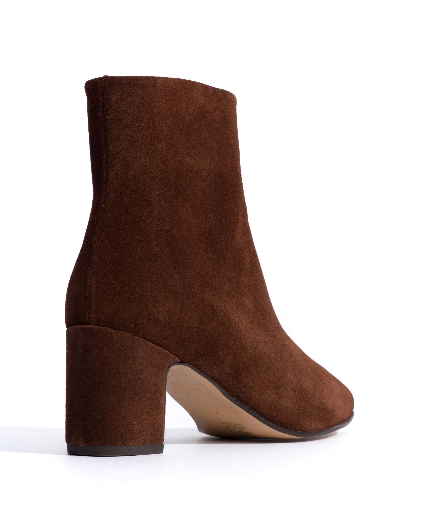 Hanny 55 Calf suede Chocolate - 
