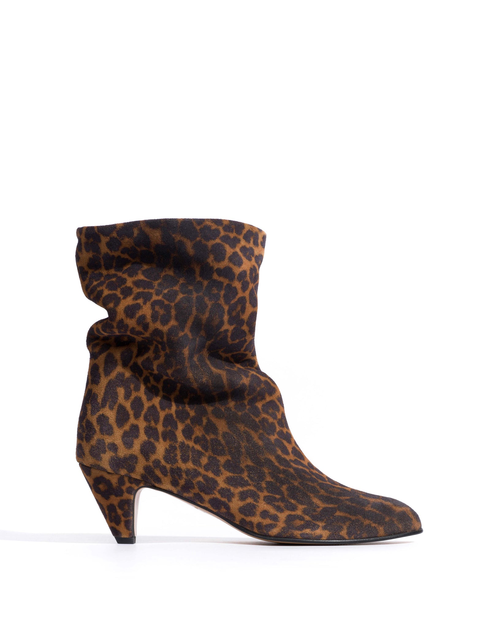 Vully 50 Stiletto Calf suede print Leopard