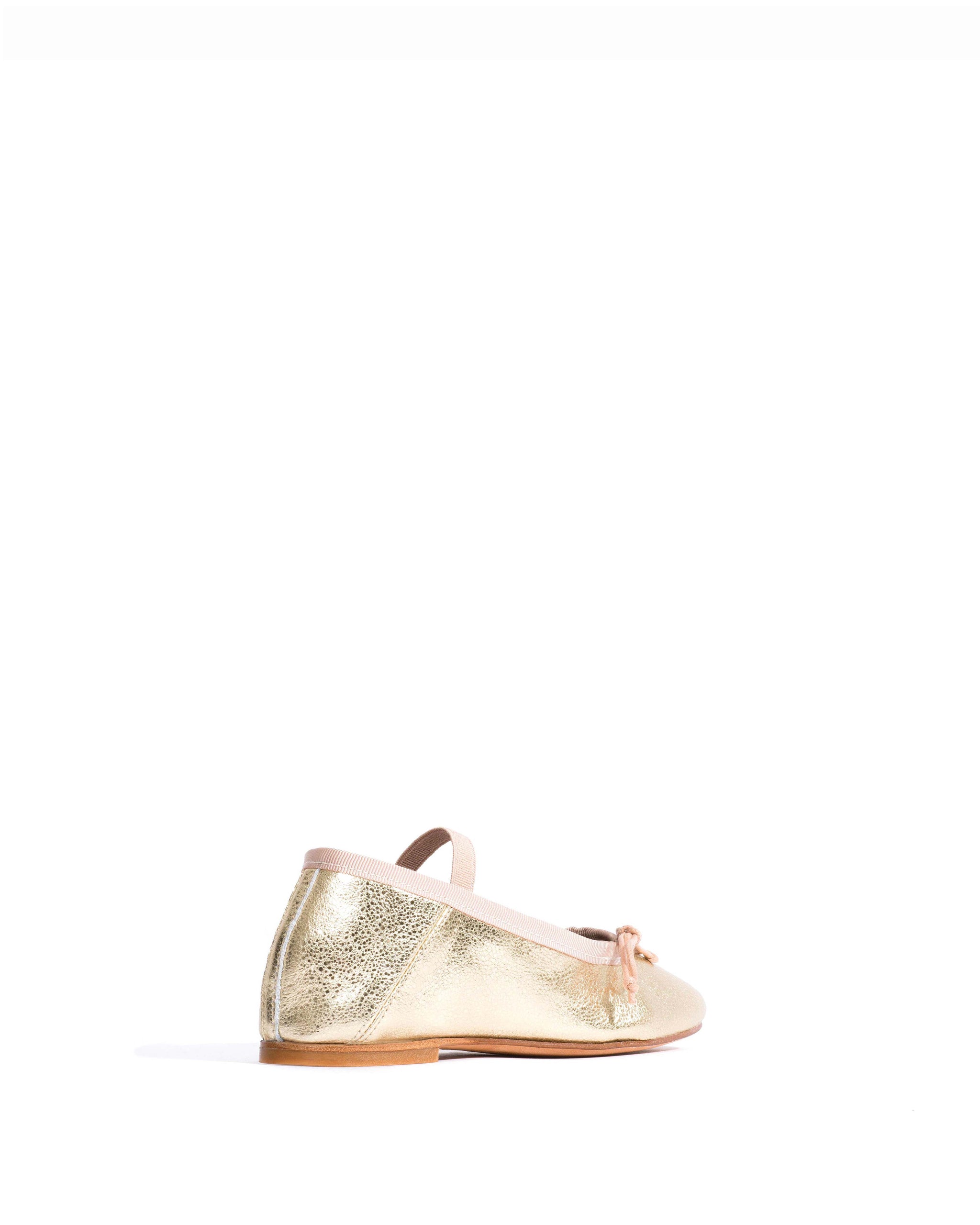 Rhina junior Grained metallic lamb Champagne - Anonymous Copenhagen Kids