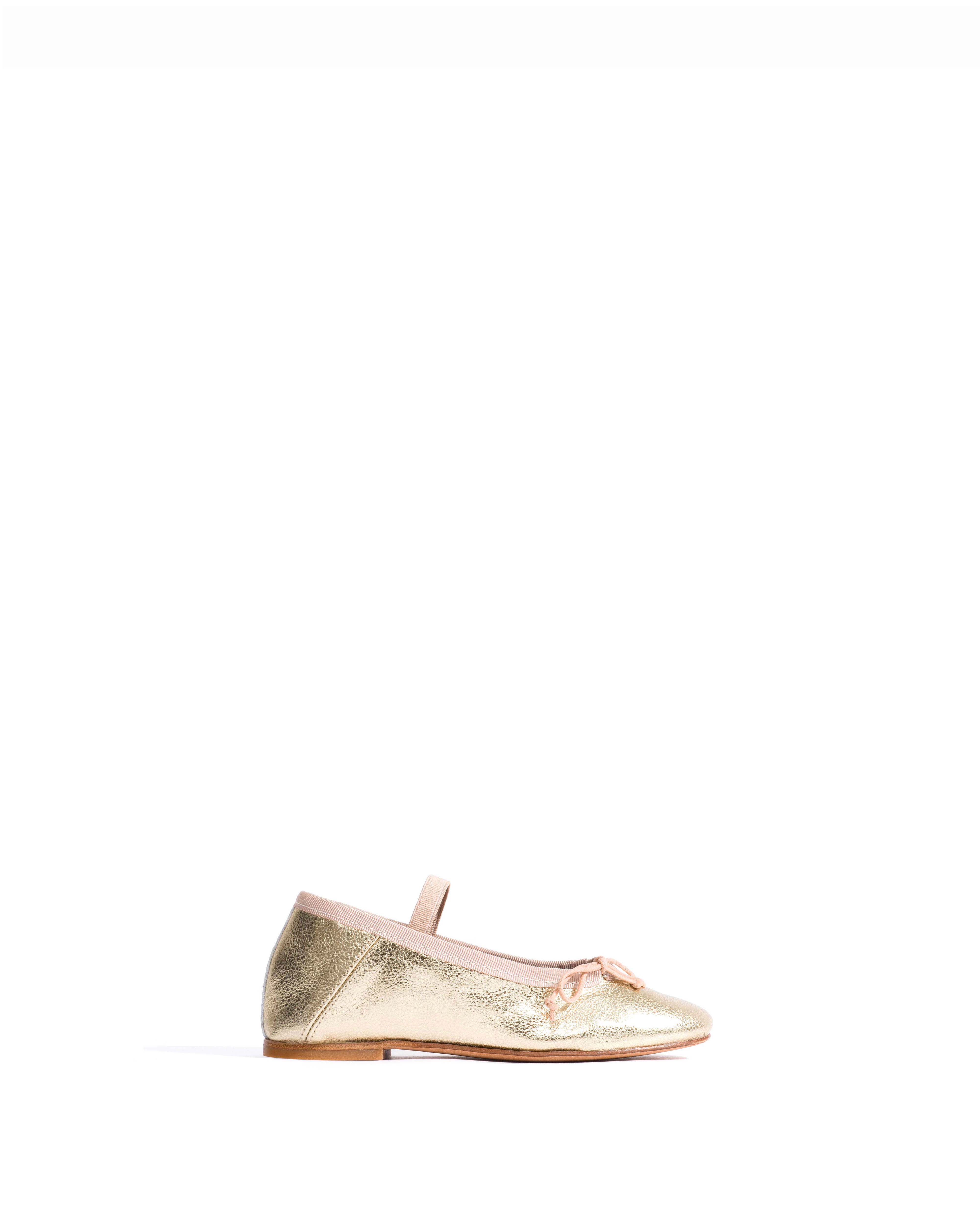 Rhina junior Grained metallic lamb Champagne