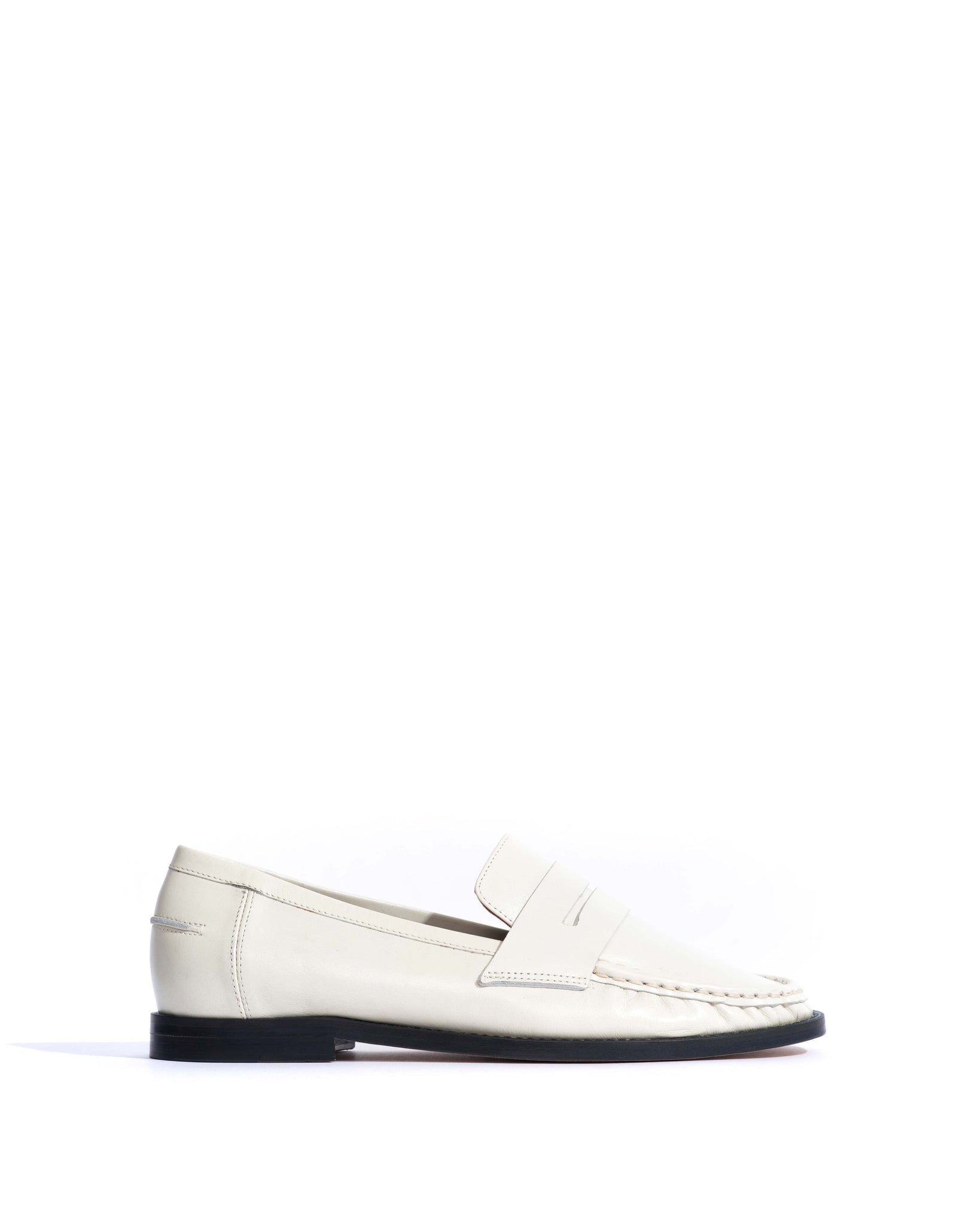 Jesha Crinkled soft calf White sand