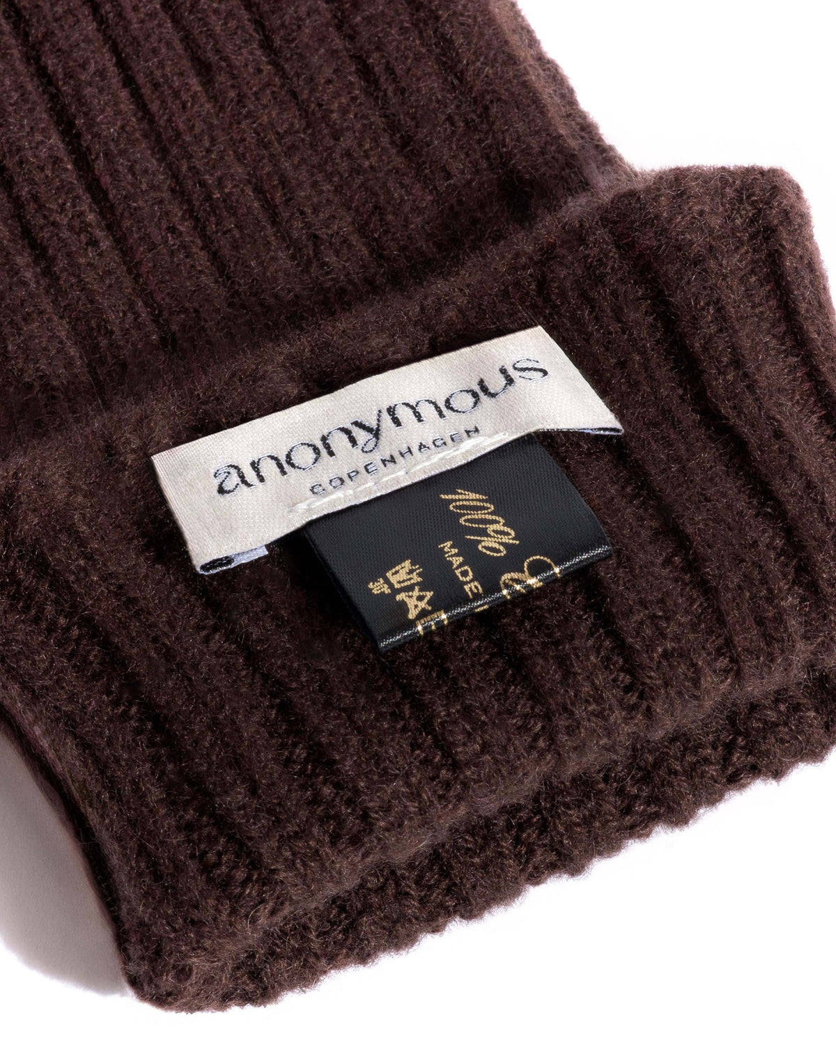 Bianca cashmere gloves 100% cashmere Coffee brown