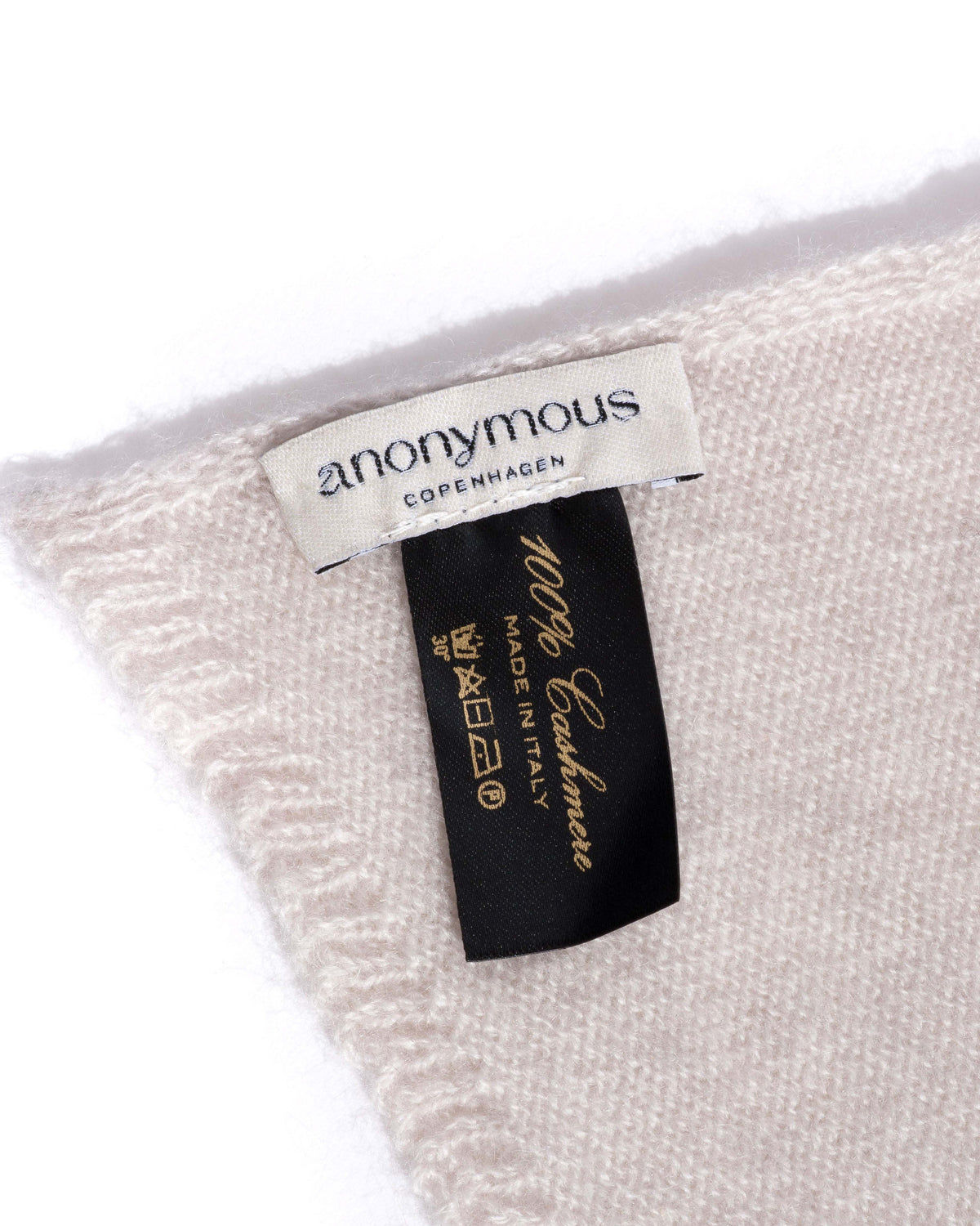 Mira cashmere square scarf 100% cashmere Ivory