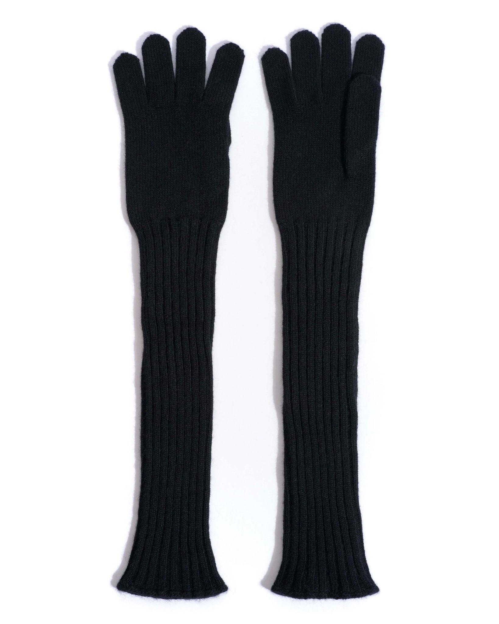 Nola cashmere gloves 100% cashmere Black