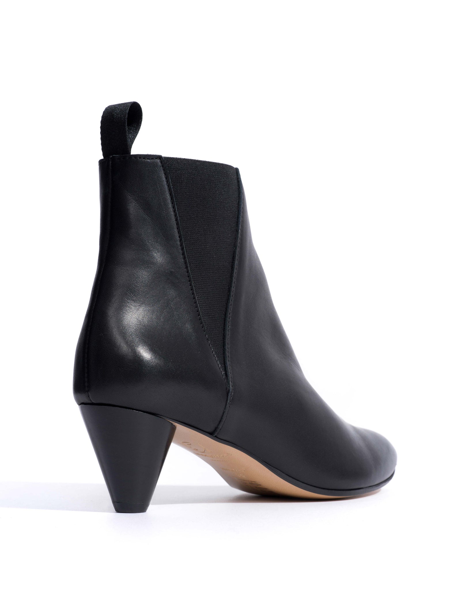 Clivia 50 cone Soft calf Black - Anonymous Copenhagen Ankle boots