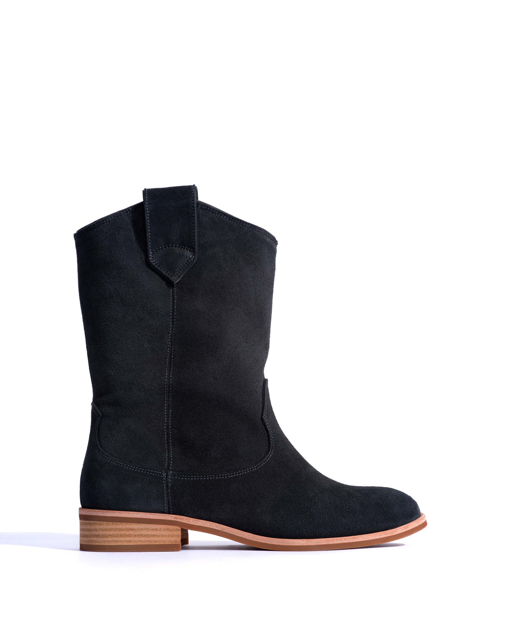 Claudia Calf suede Off black - Anonymous Copenhagen Ankle boots