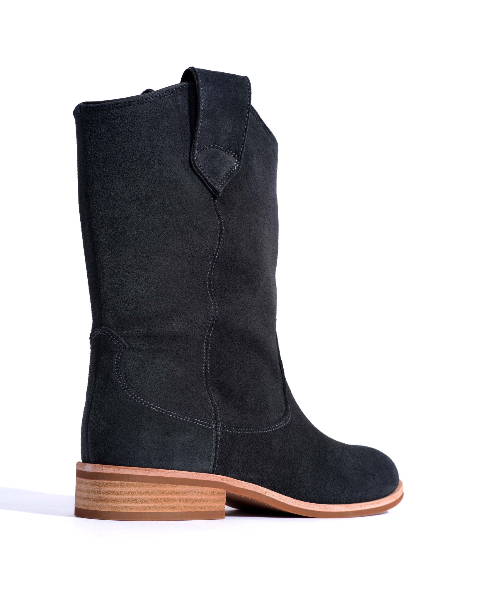 Claudia Calf suede Off black - Anonymous Copenhagen Ankle boots
