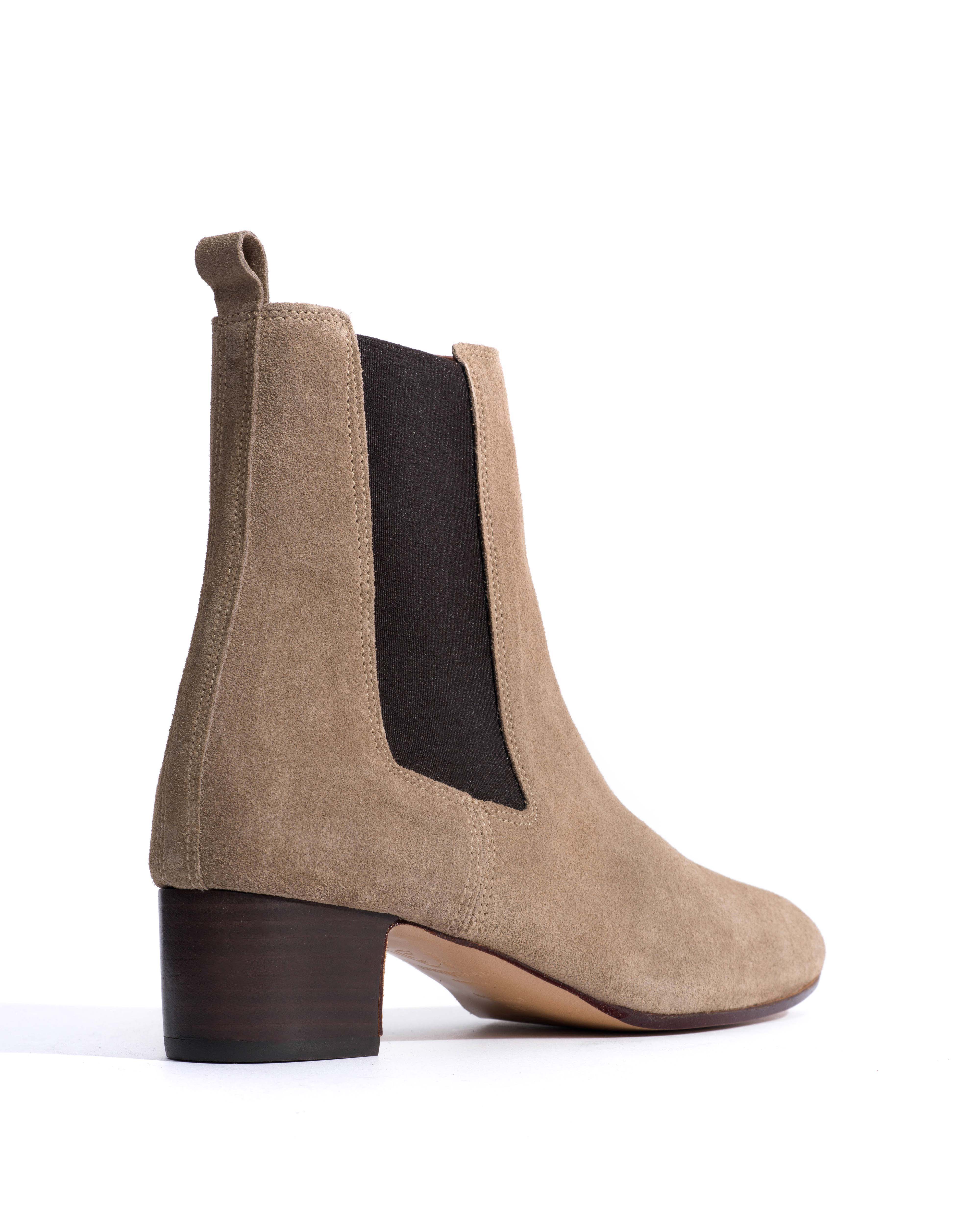 Niabella Calf suede Mushroom
