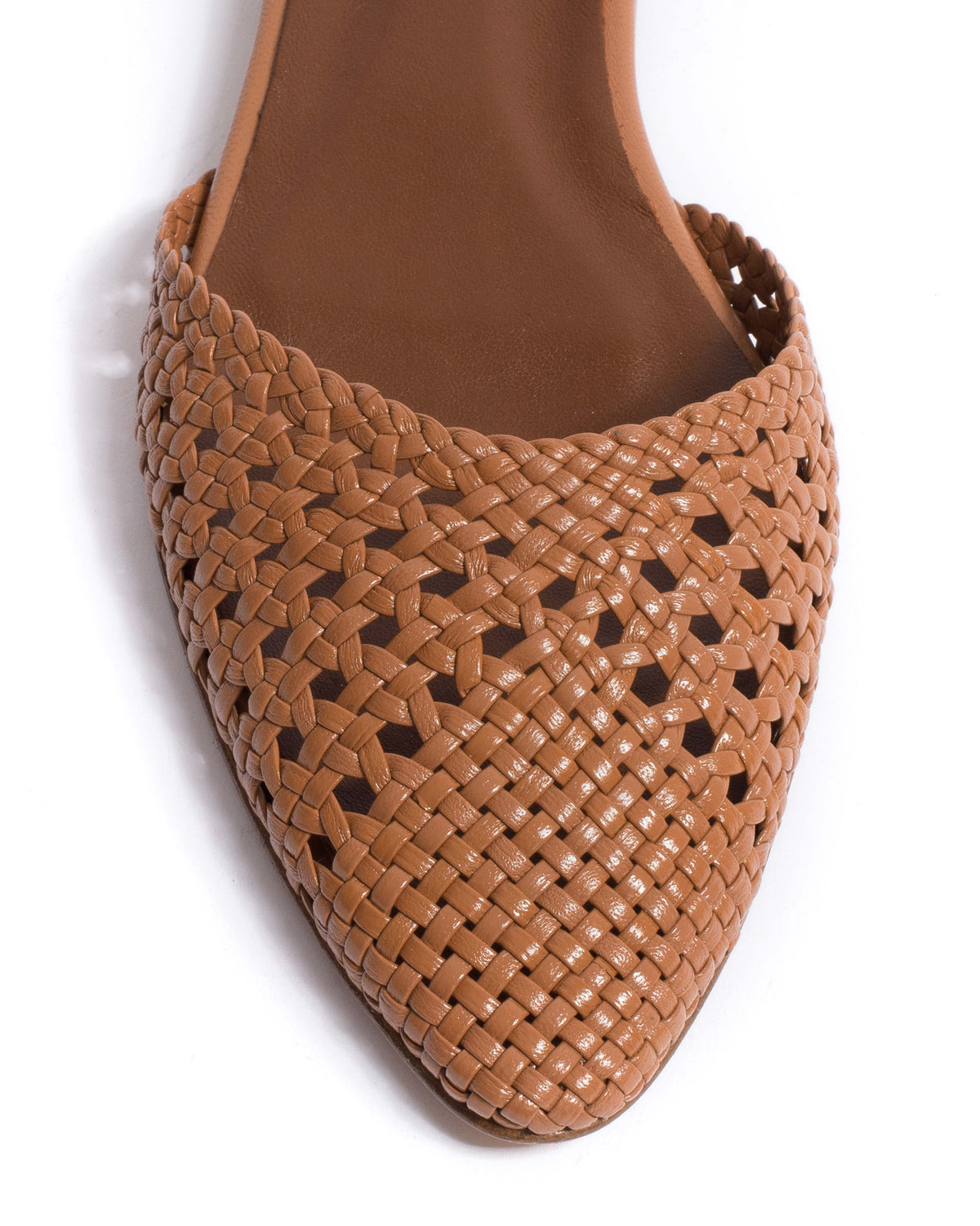Senara 10 hand-braided Hand-braided leather Caramel