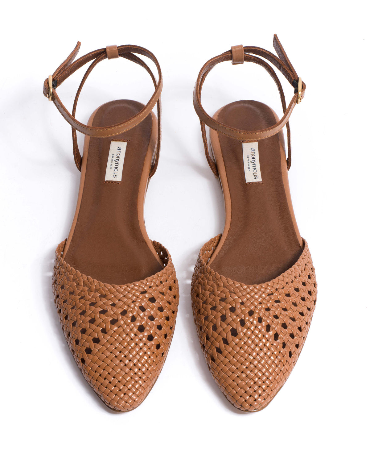 Senara 10 hand-braided Hand-braided leather Caramel