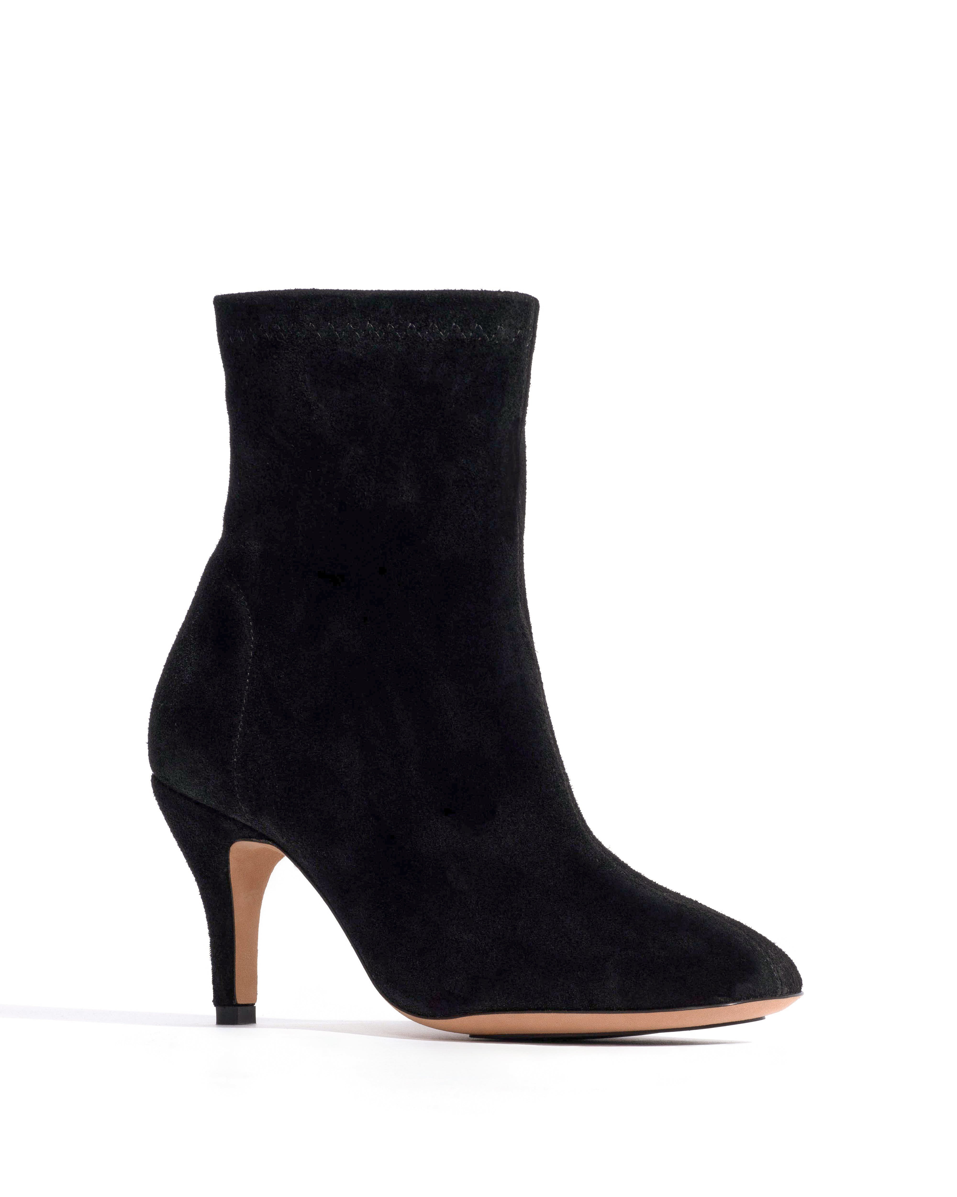 Adriana 80 Calf suede Black