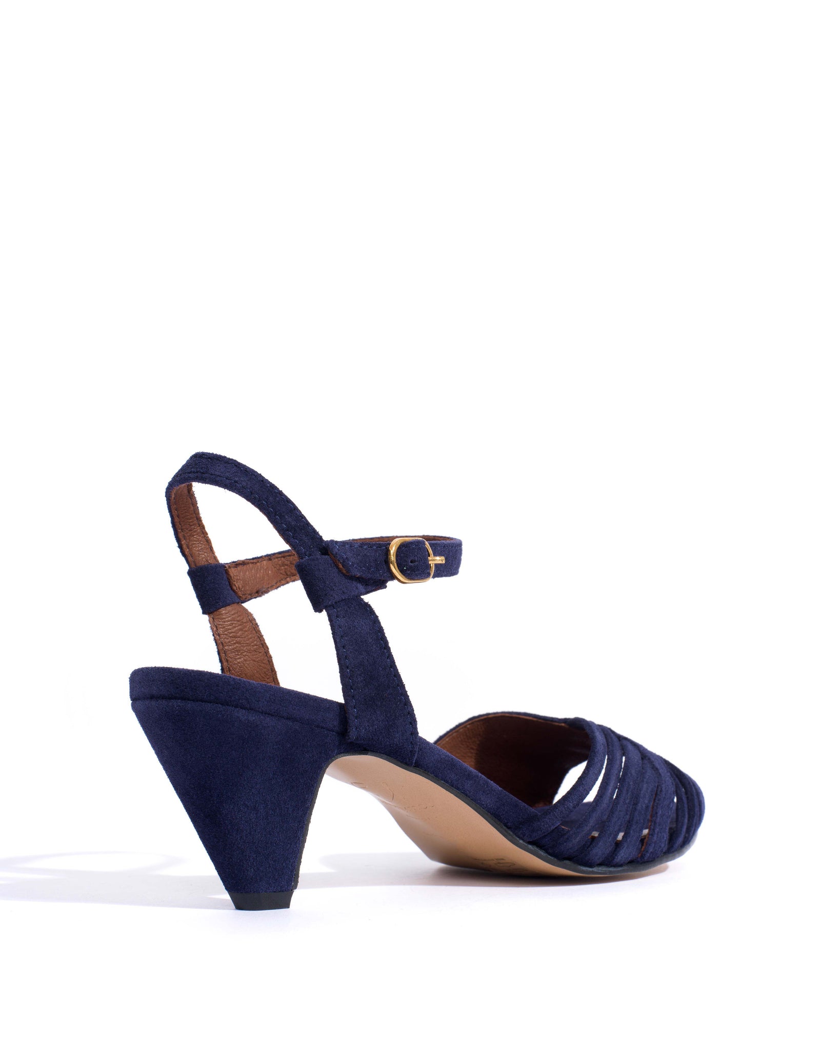 Hermine Calf suede Ink blue