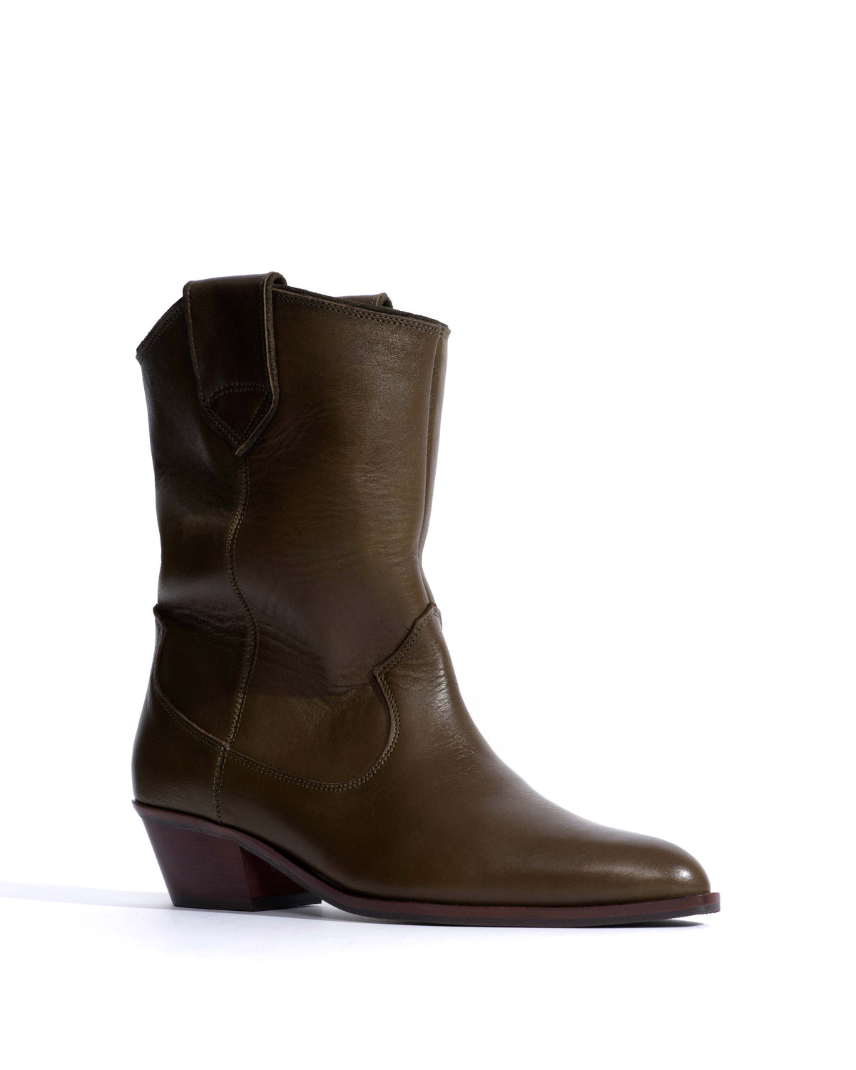 Saseline 35 Vegetal soft calf Forrest green